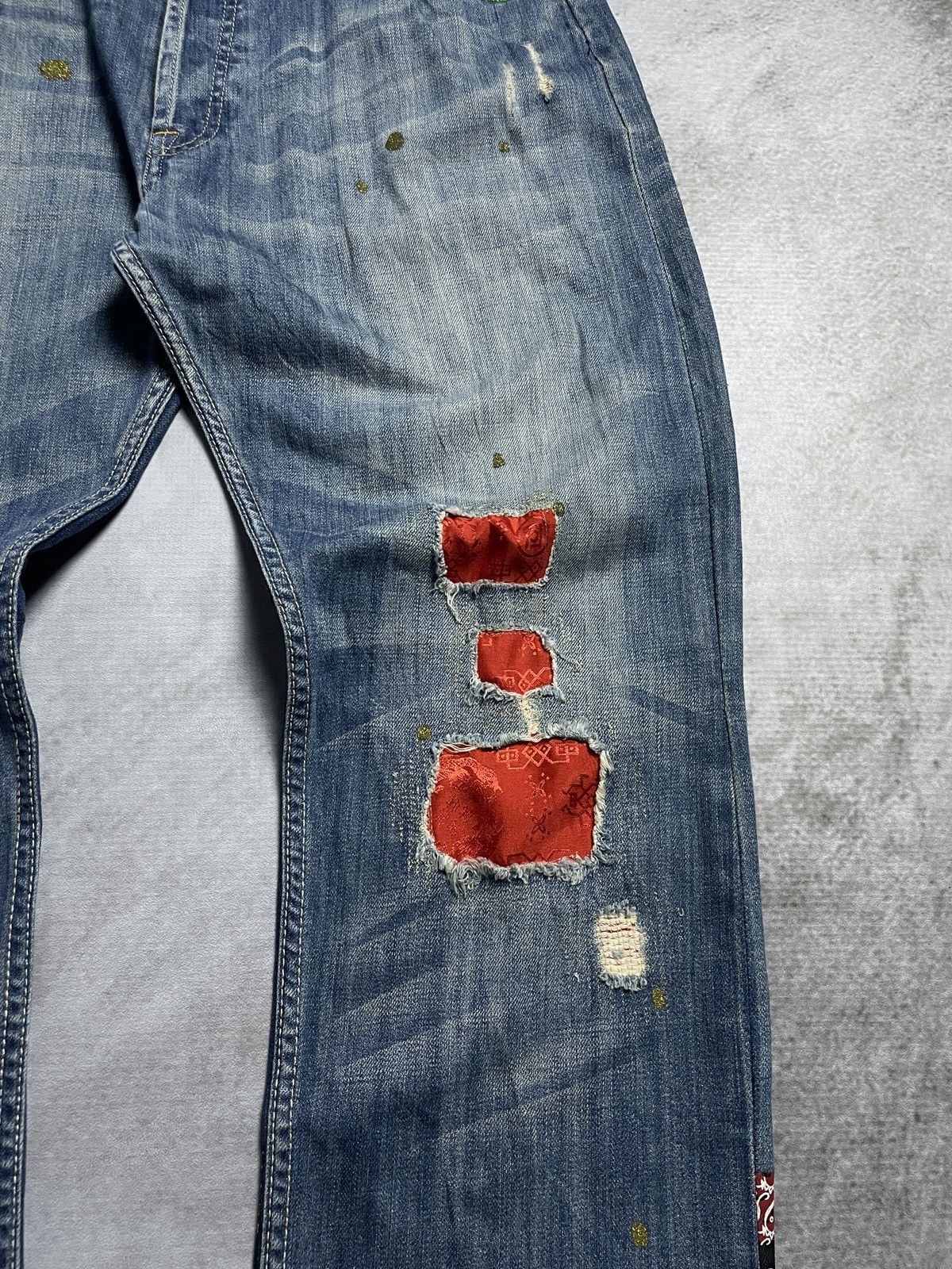 CLOT × Levi's Clot X Levi’s 501 Crash Patch Denim Pants Size US 36 / EU 52 - 6 Thumbnail