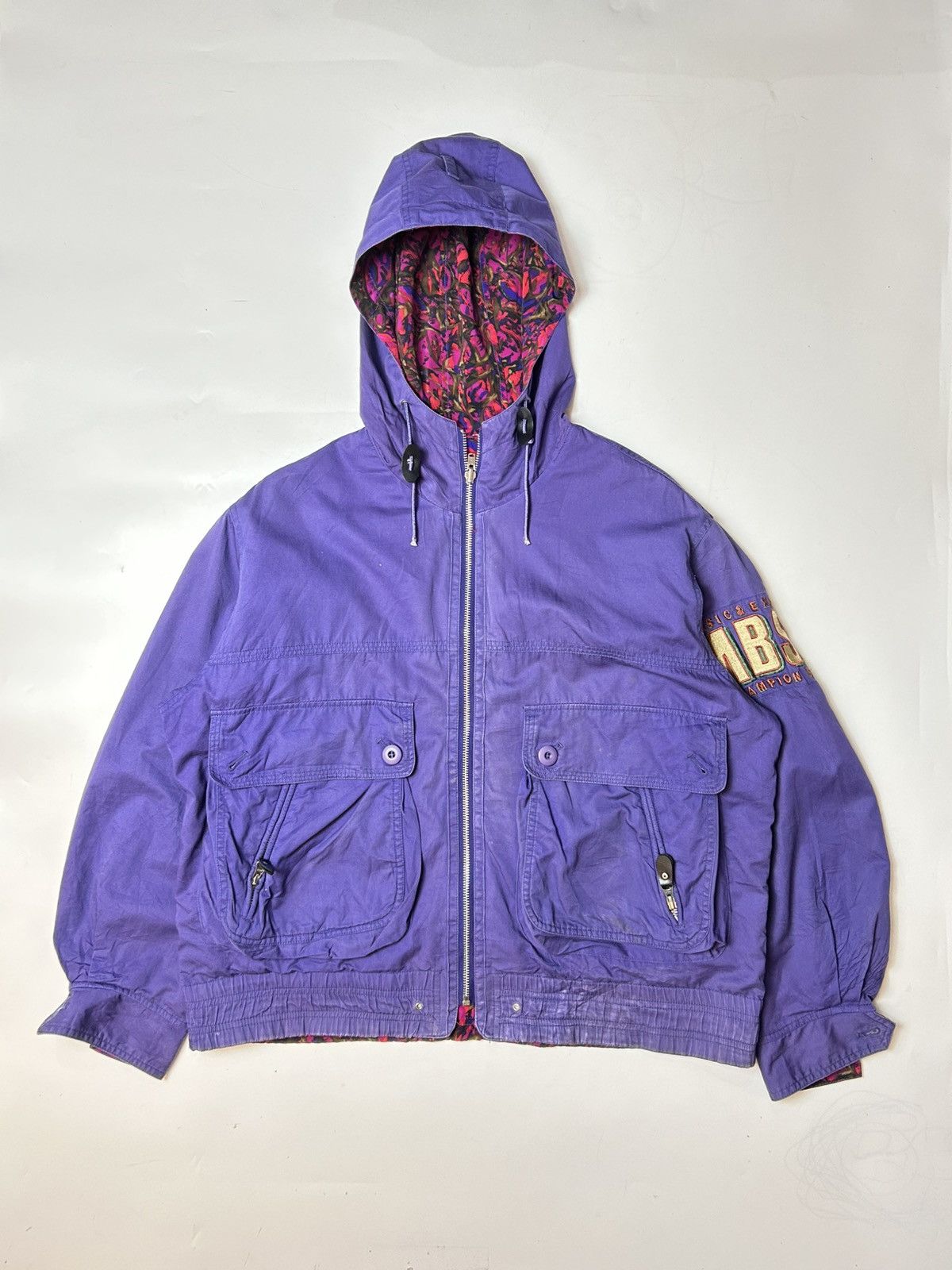 Japanese Brand MIKE BIRNIES REVERSIBLE BOMBER JACKET Size US M / EU 48-50 / 2 - 1 Thumbnail