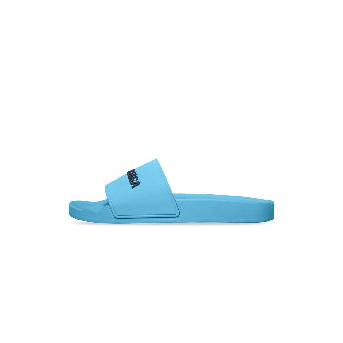 Balenciaga o1la1rc1a0725 Pool Slide Sandals in Blue Size US 5 / IT 35 - 4 Thumbnail