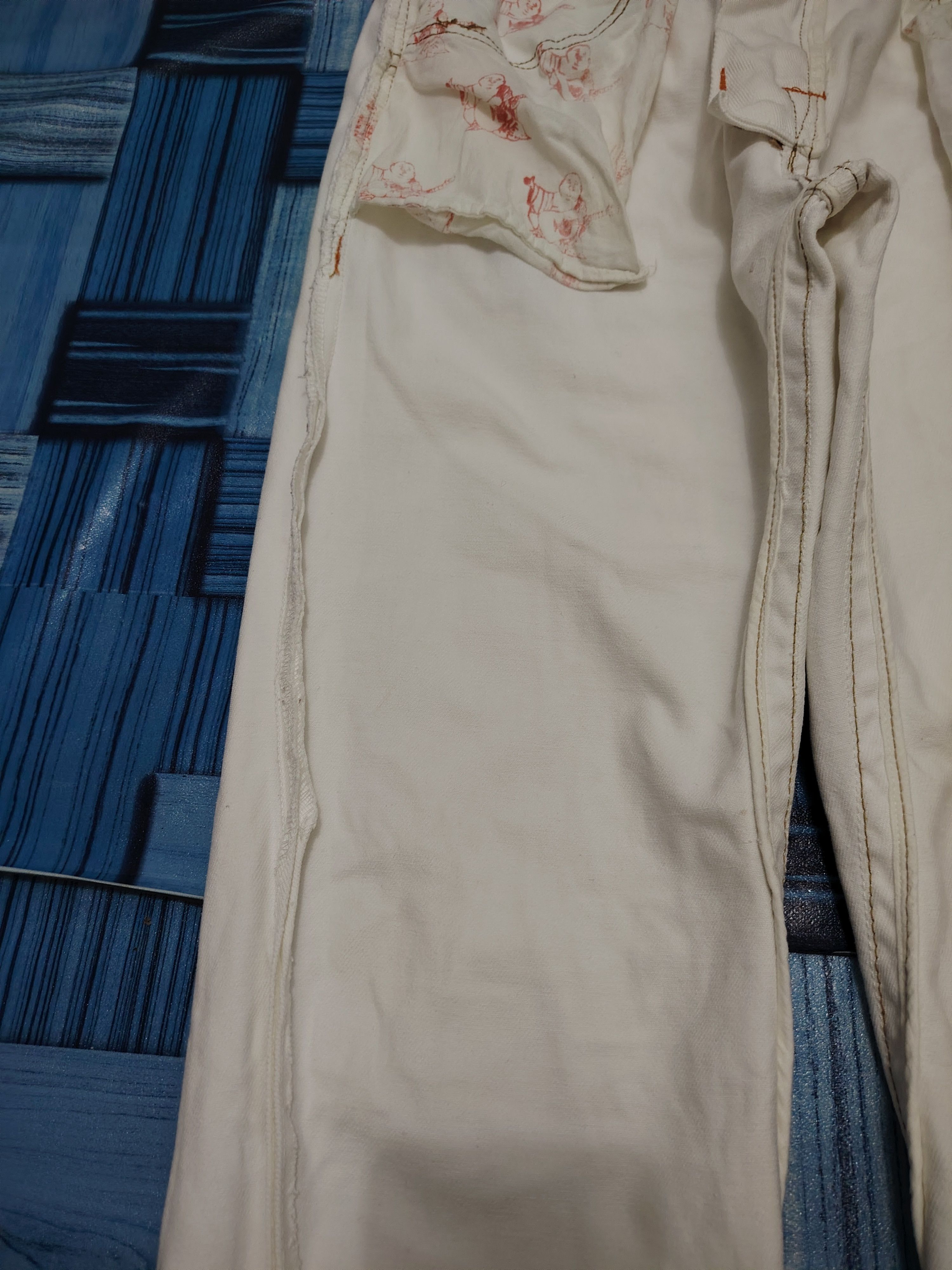 True Religion × Vintage 💥Insane💥 Damage True Religion Jeans Size US 29 - 24 Thumbnail