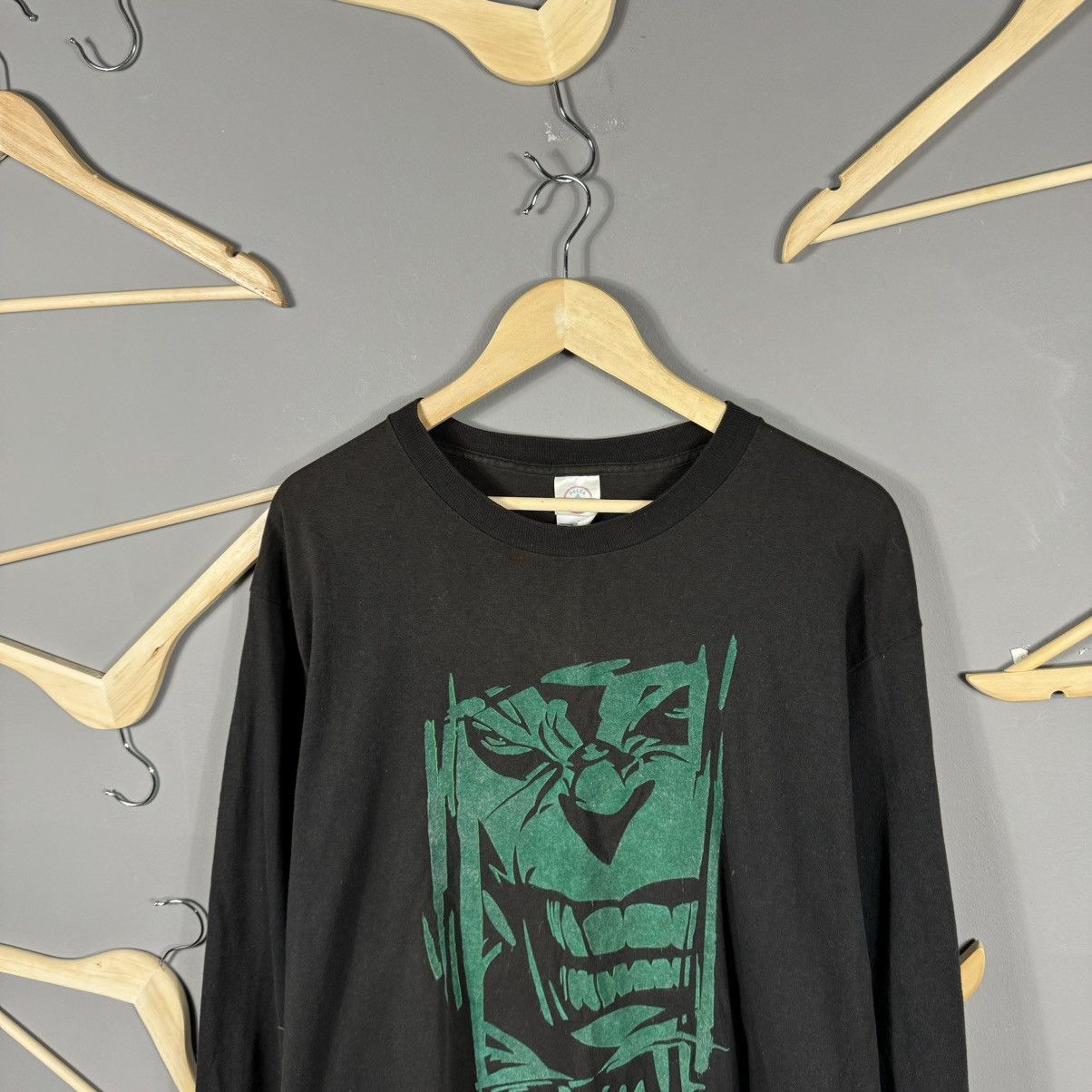 Marvel Comics Vintage 1999 Marvel Hulk in Rage Long Sleeve T-shirt Size US XL / EU 56 / 4 - 5 Thumbnail