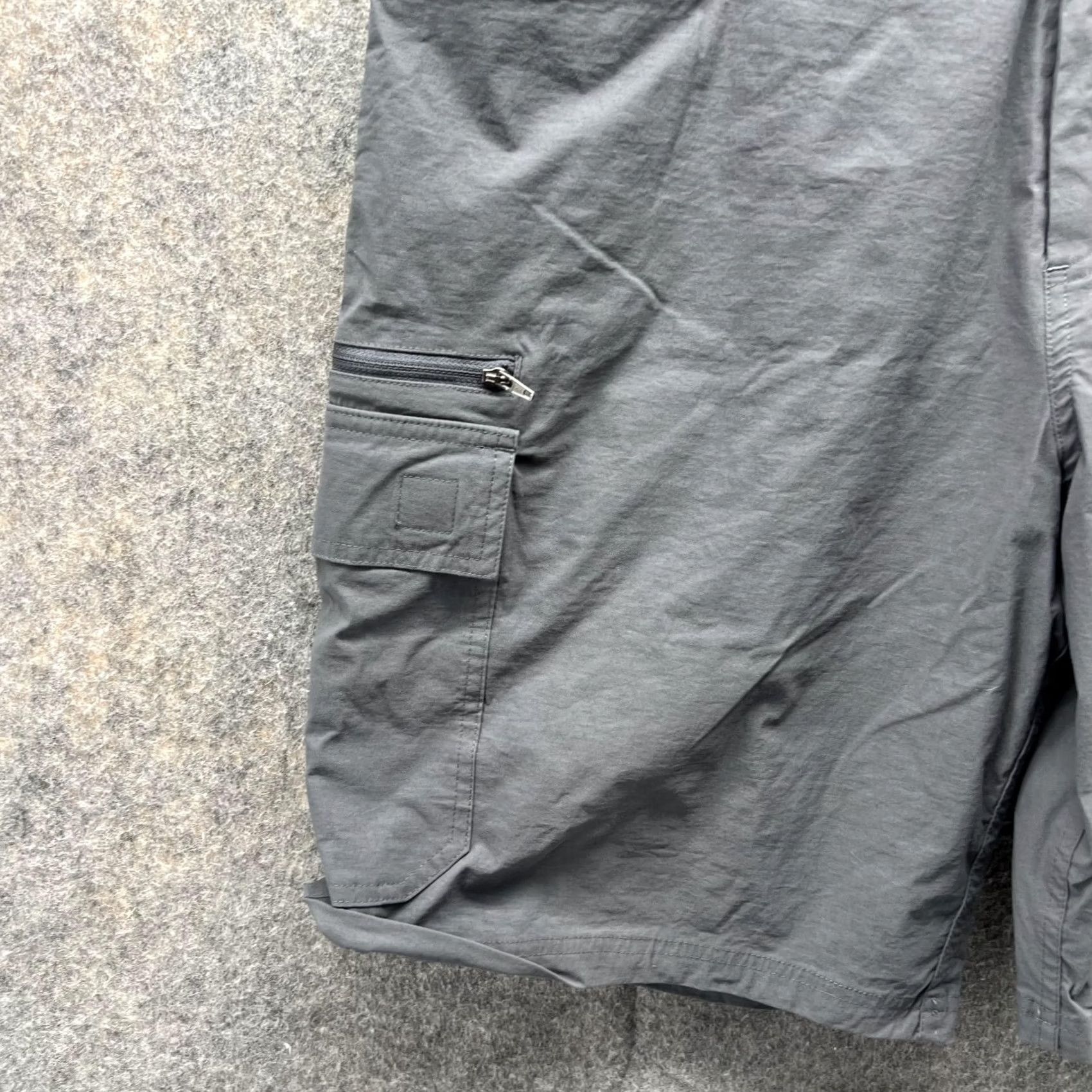 Orvis Orvis Shorts Men 36 Gray Cargo Flat Front Casual Cotton Outdoors Golf Mens Regular Color Gray 90s? Size US 36 / EU 52 - 4 Thumbnail
