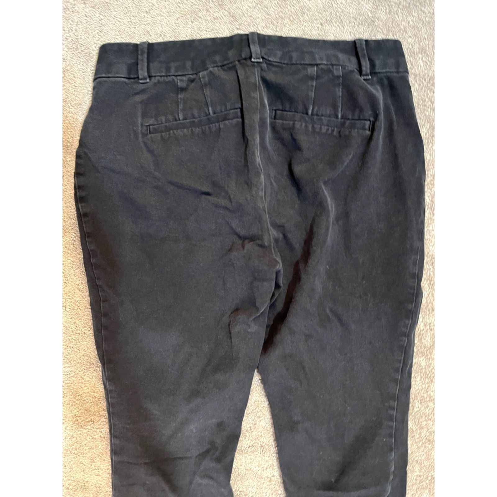 Gap Women's Gap Signature Curvy Skinny Ankle Pants Black Formal Sz 8 Size 30" / US 8 / IT 44 - 4 Thumbnail