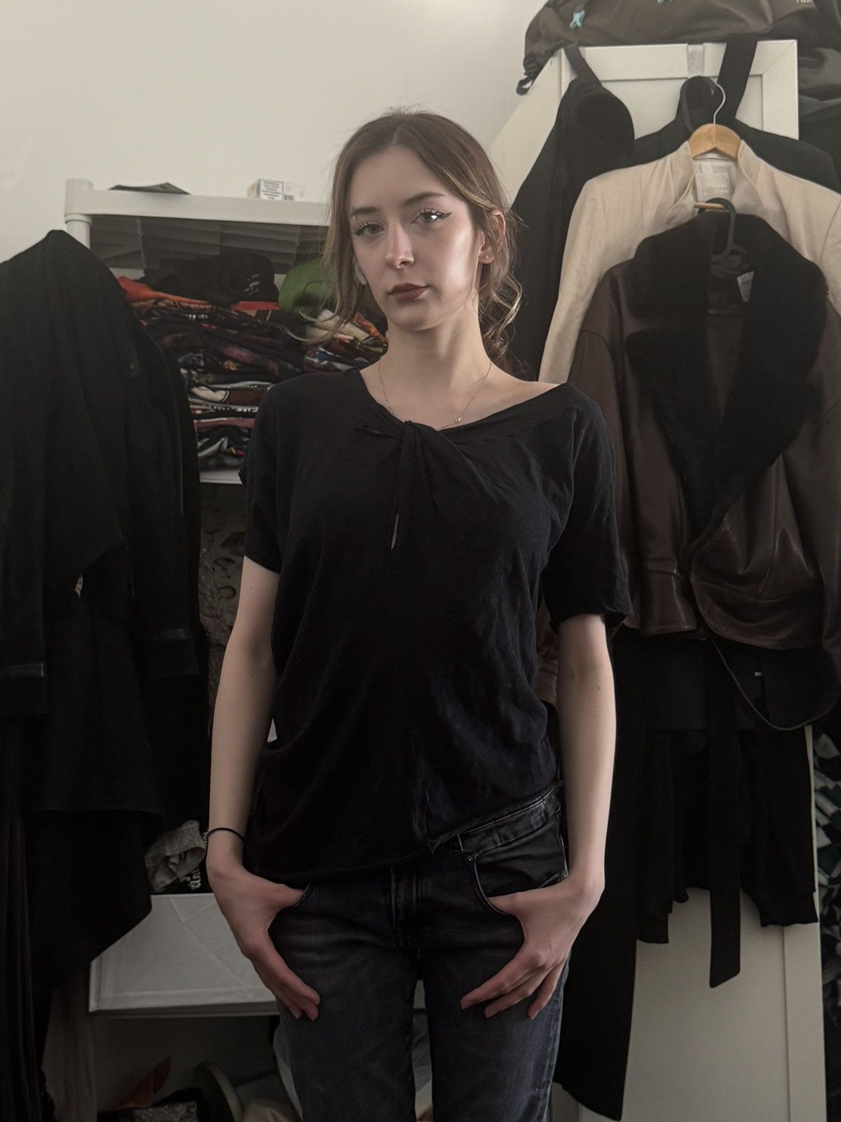 Sandrine Philippe Sandrine Philippe Paris sweep top Size S / US 4 / IT 40 - 6 Thumbnail