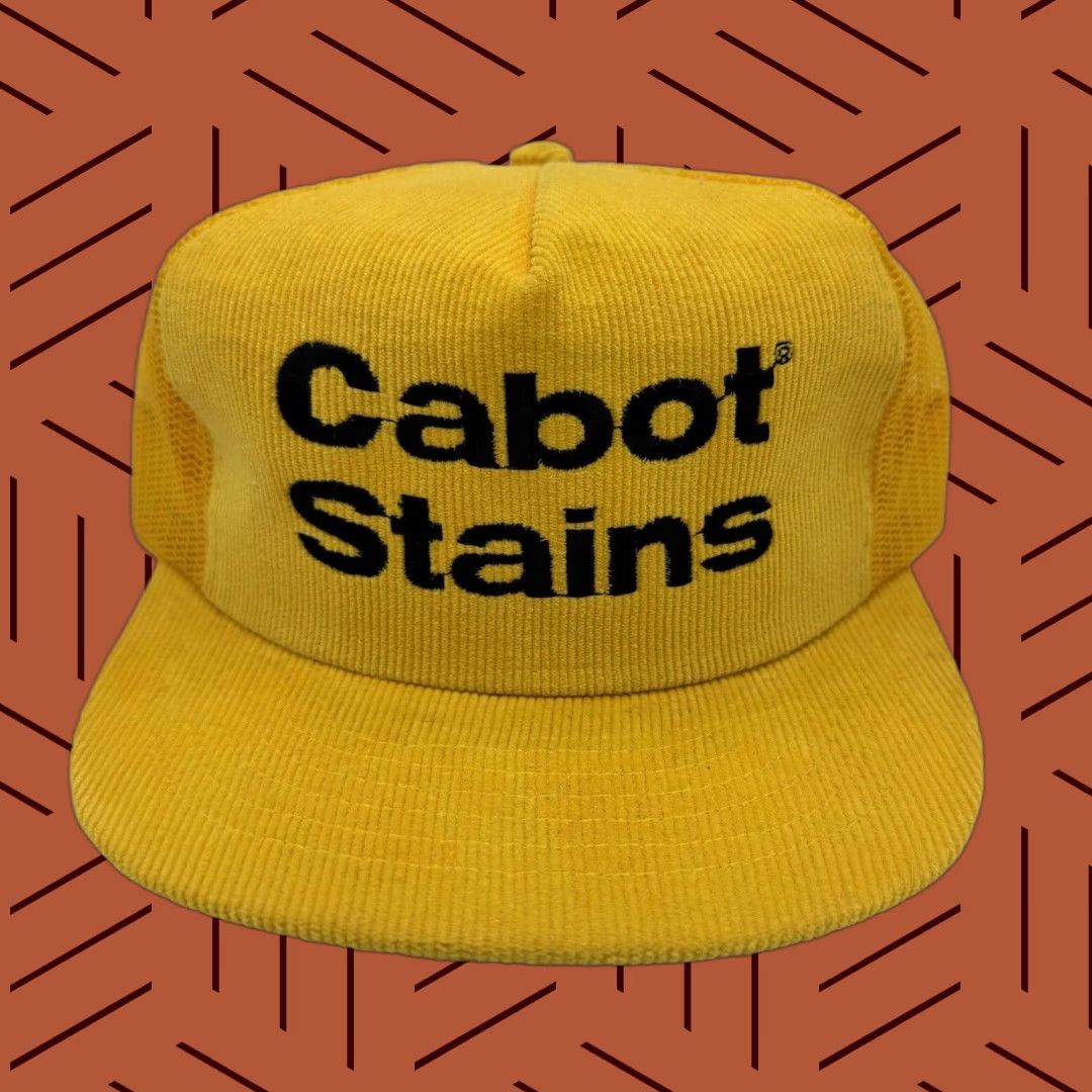 Etro VINTAGE Starline 80s Corduroy Trucker Hat Adjustable Snapback Yellow Retro Casual Mens Size ONE SIZE - 1 Thumbnail
