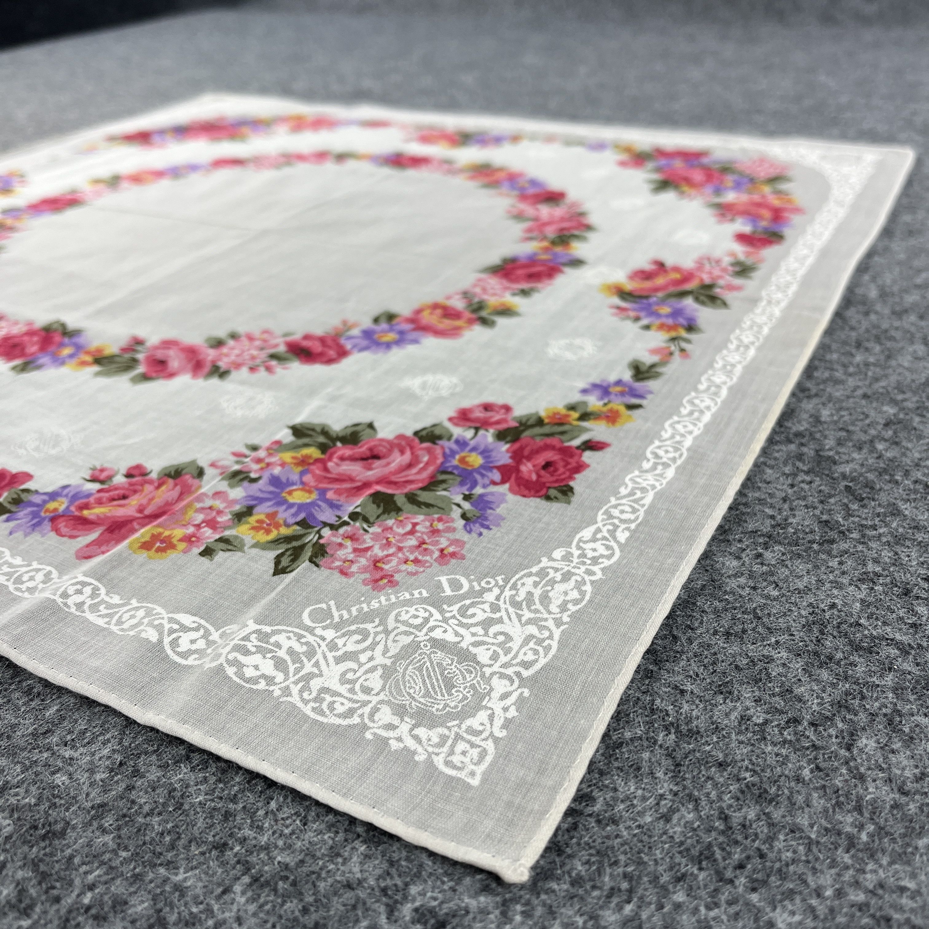 Vintage Christian Dior Handkerchief / Bandana / Neckerchief B094 Size ONE SIZE - 7 Thumbnail