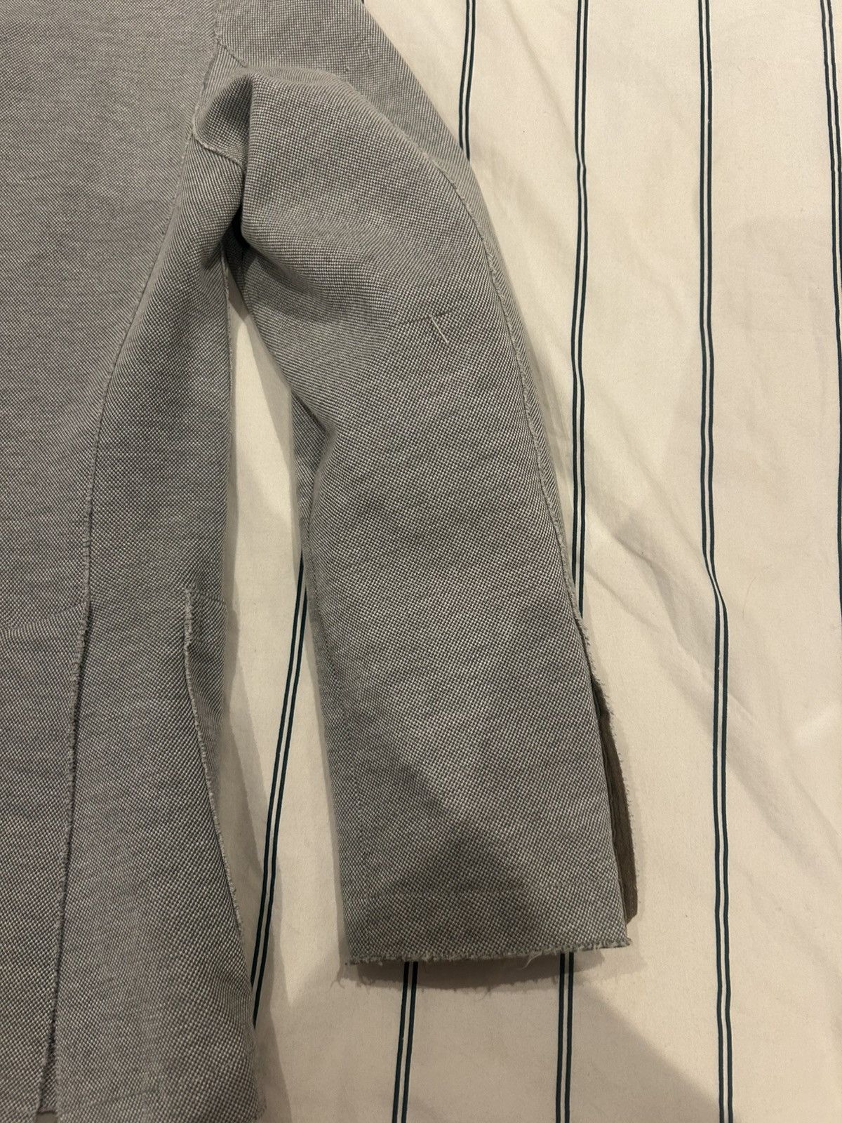 Eleventy Eleventy €1.200 Semi Distress brand new Grey Suit Coat Size 36S - 9 Thumbnail