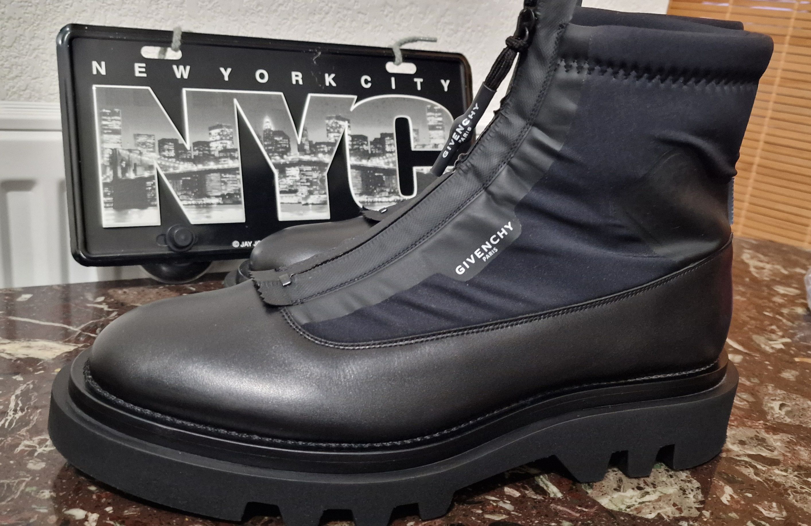 Givenchy Paris Givenchy Men's Combat Boots Combat Derby Shoes