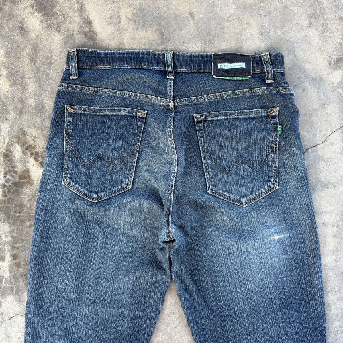 Edwin × Jean × Vintage VINTAGE EDWIN FADED JEAN RIPPED DENIM PANTS Size US 35 - 8 Thumbnail