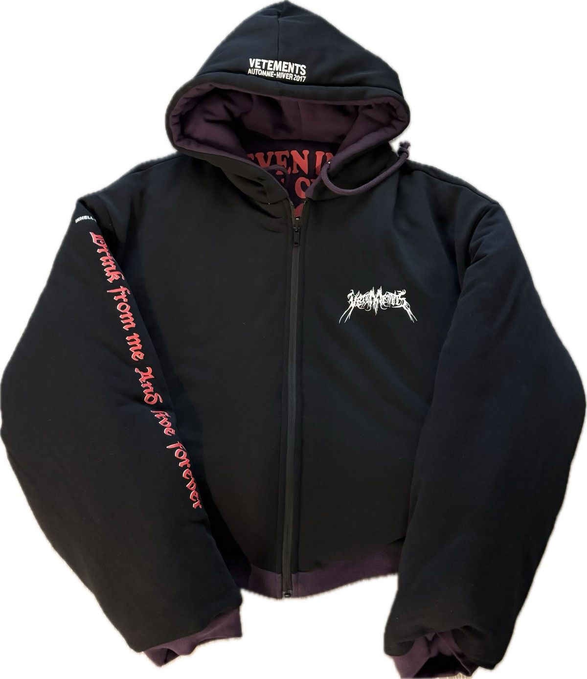 トップス vetements gun club zip hoodie Vetements 11 Inch Gun Club Hoodie | Grailed