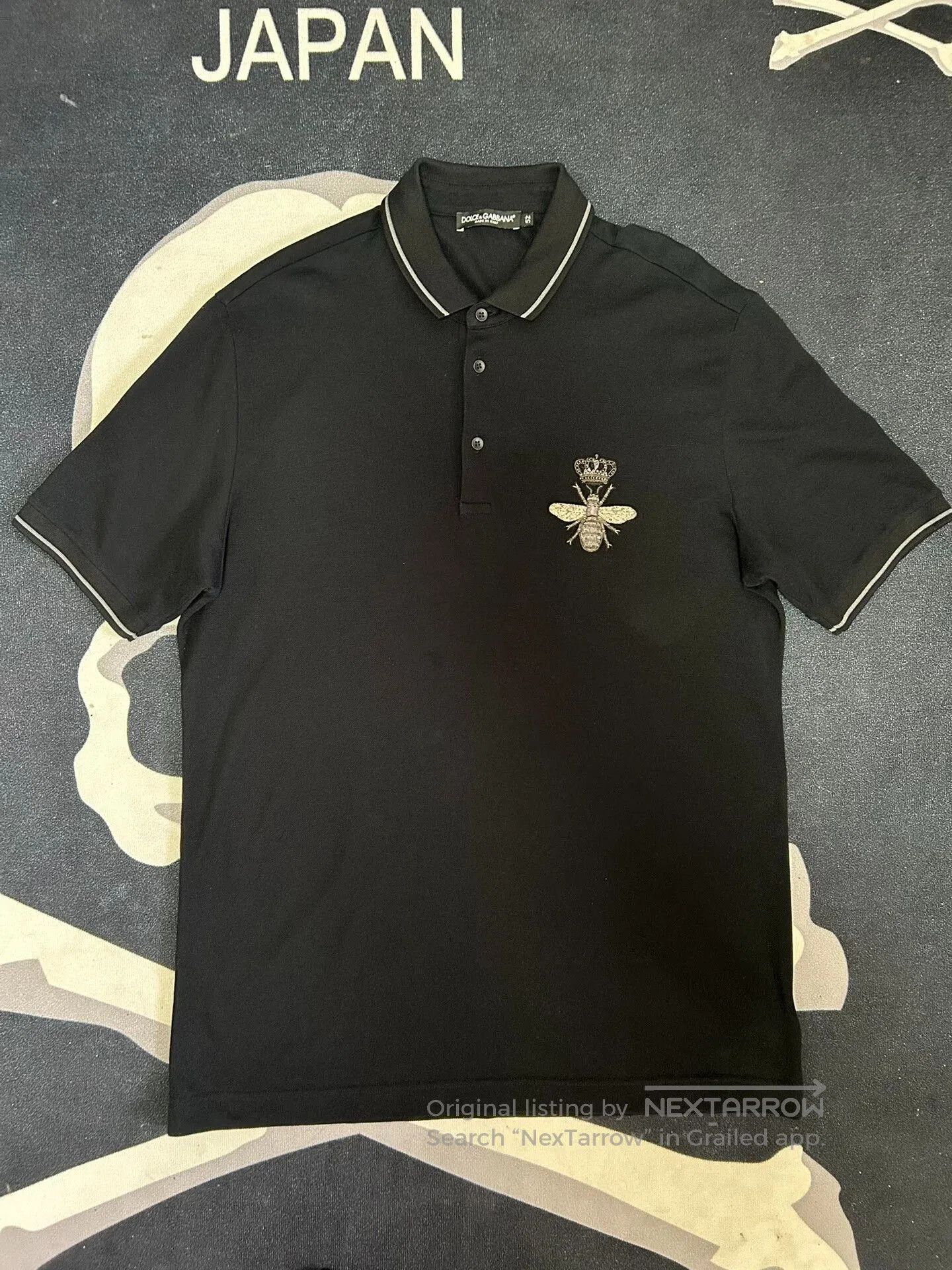Dolce & Gabbana Black Dolce & Gabbana Polo Shirt. Size US L / EU 52-54 / 3 - 1 Thumbnail