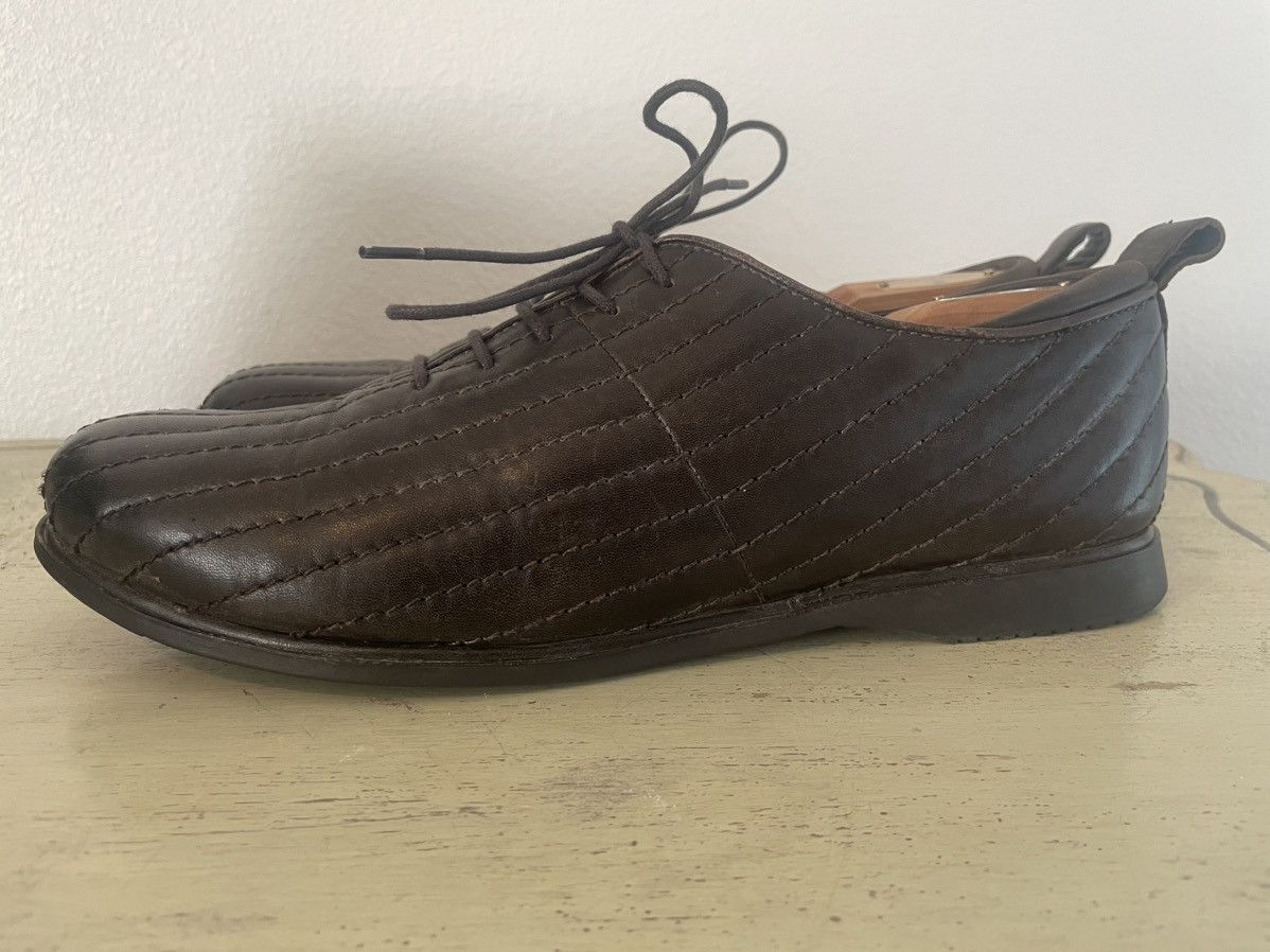Jil Sander Quilted Channel Stitch Bowlers Size US 9 / EU 42 - 2 Thumbnail