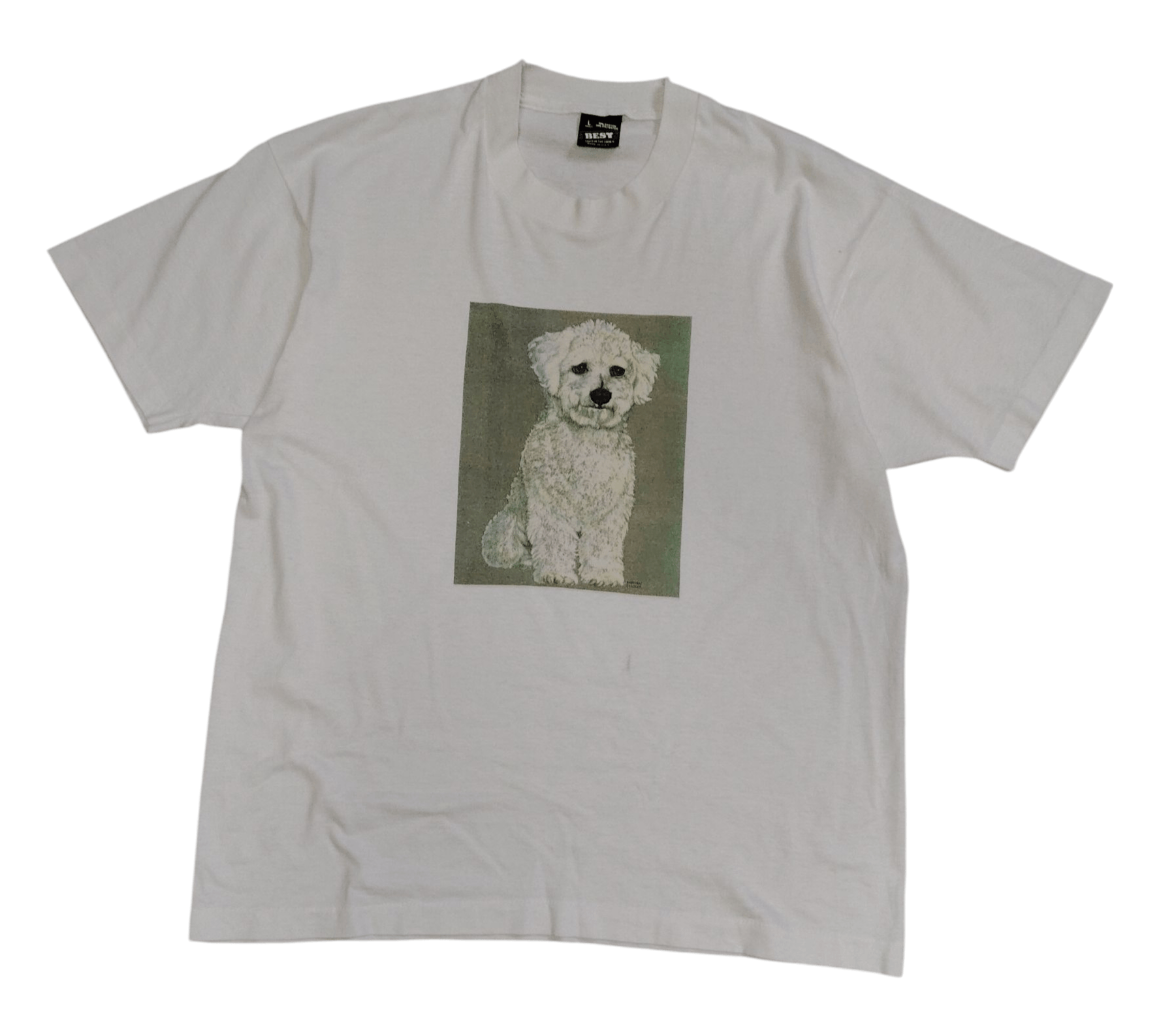 Vintage Vintage DOROTHY ZIEGLER ART BICHON FRISE T-SHIRT Size US L / EU 52-54 / 3 - 1 Thumbnail
