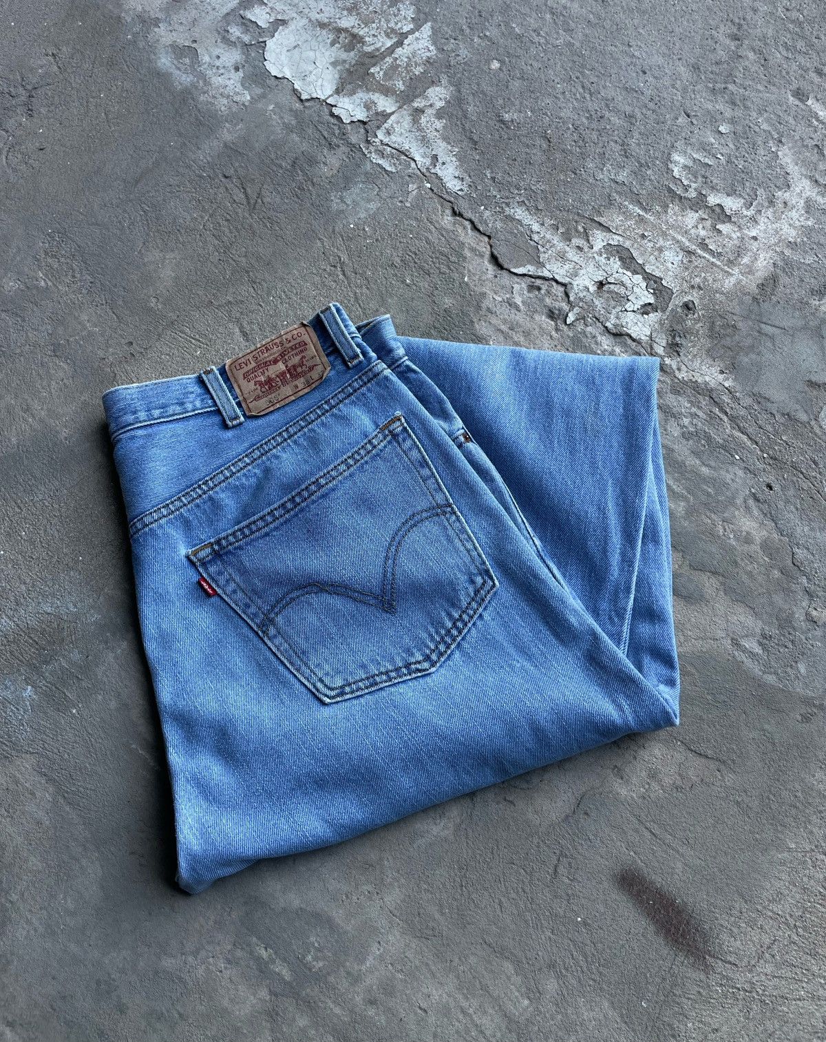 Levi's × Vintage Vintage Levi’s 505 Sky Blue Baggy Washed Pants Y2K Size US 36 / EU 52 - 10 Thumbnail