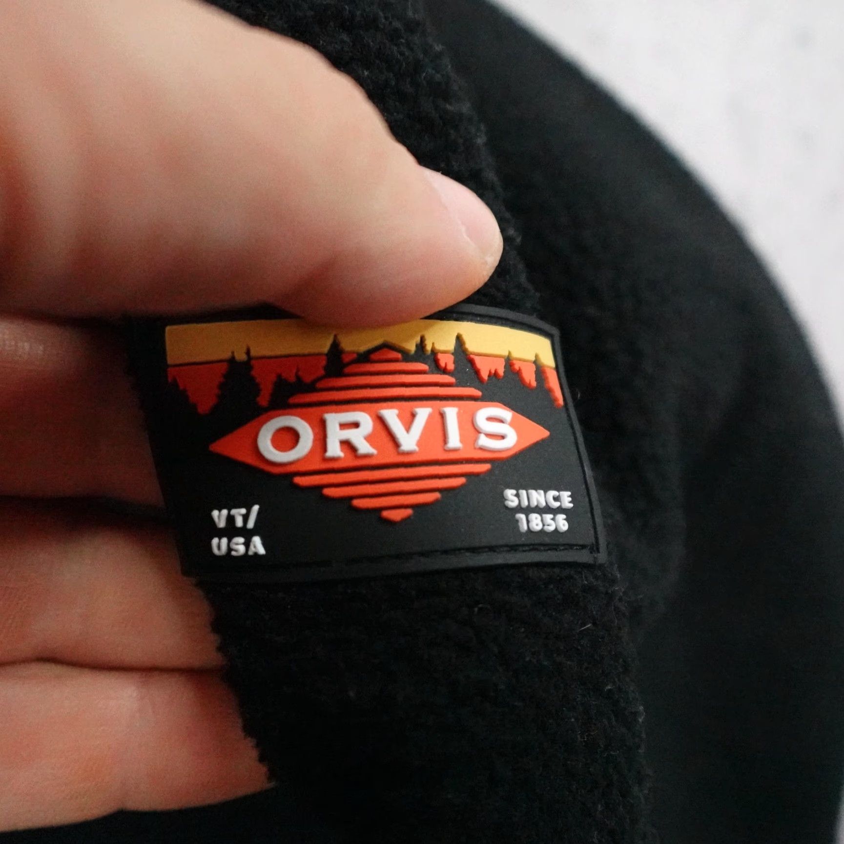 Orvis VINTAGE Orvis Jacket Mens L Black Sherpa Fleece High Pile Full Zip Hiking Fishing Casual Travel Size US L / EU 52-54 / 3 - 5 Thumbnail