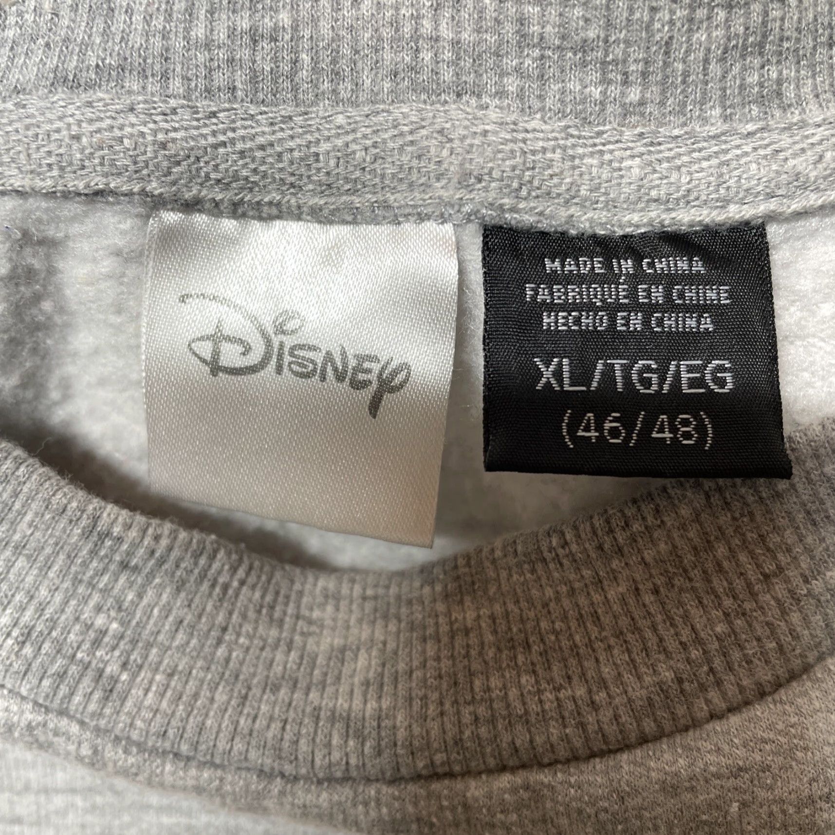 Disney VINTAGE Disney Mickey Mouse Christmas Sweatshirt Women XL Gray Pullover Long Sleeve Activewear "Let's Get This Party Started" Size XL / US 12-14 / IT 48-50 - 3 Thumbnail