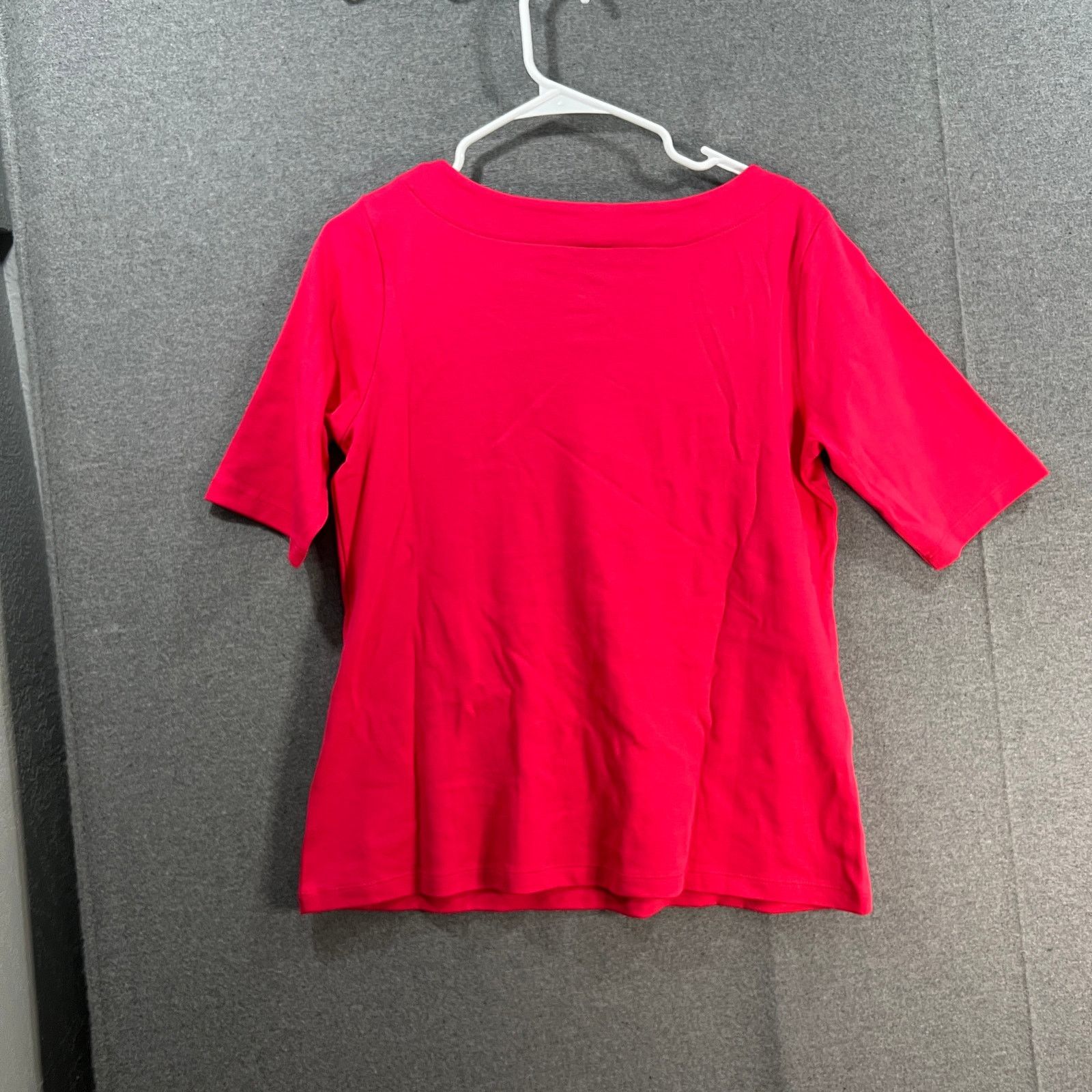 Isaac Mizrahi Isaac Mizrahi LIVE! Essentials Pima Cotton Boat Neck Size S / US 4 / IT 40 - 2 Thumbnail