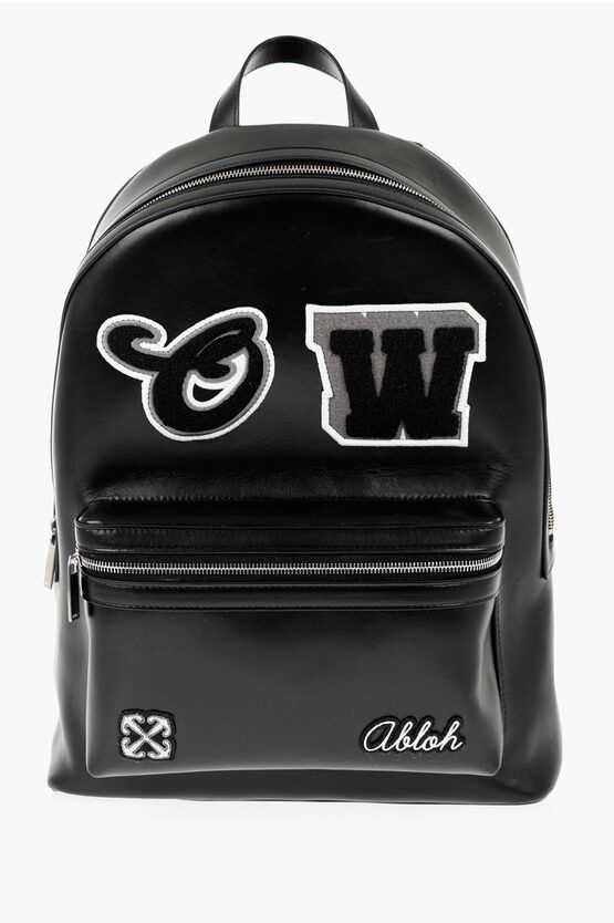 広尾店】オフホワイト OFF-WHITE バックパック リュック 黒