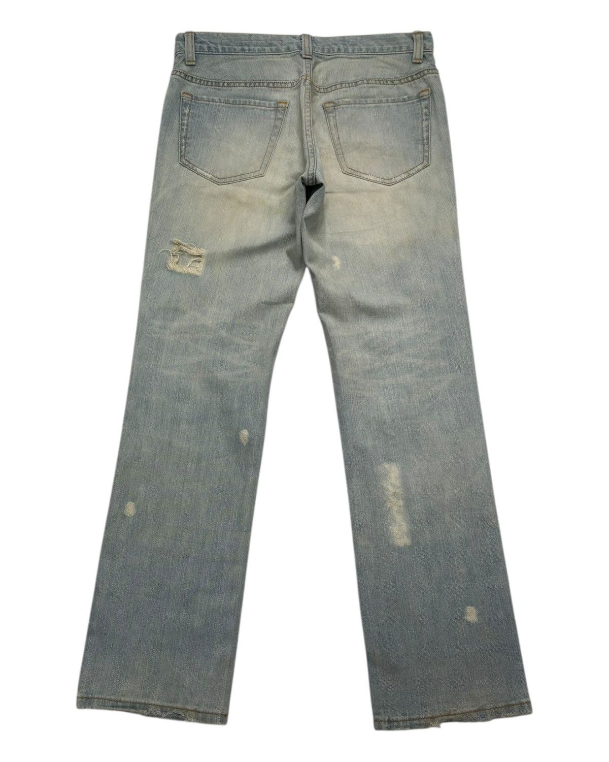 Number (N)ine Sunao Kuwahara Issey Miyake Distressed Denim Jeans Size US 32 / EU 48 - 3 Thumbnail