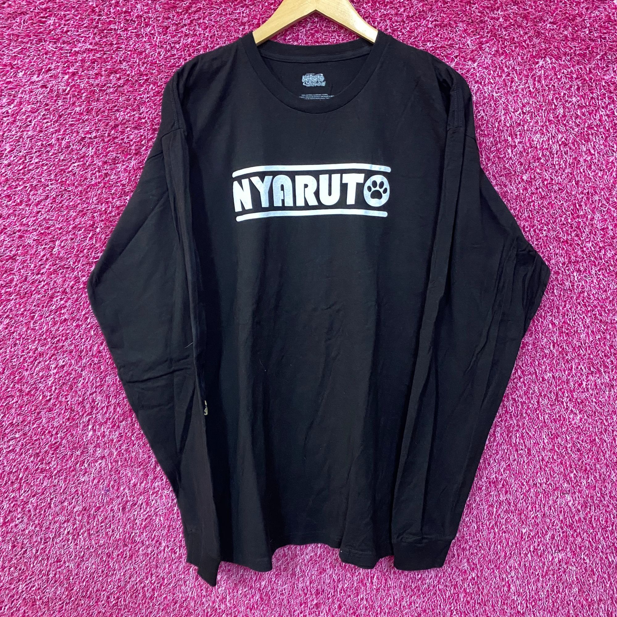 Anime Naruto Shippuden Nyaruto Cat Paw Long Sleeve T-Shirt 2XL Size US XXL / EU 58 / 5 - 1 Thumbnail