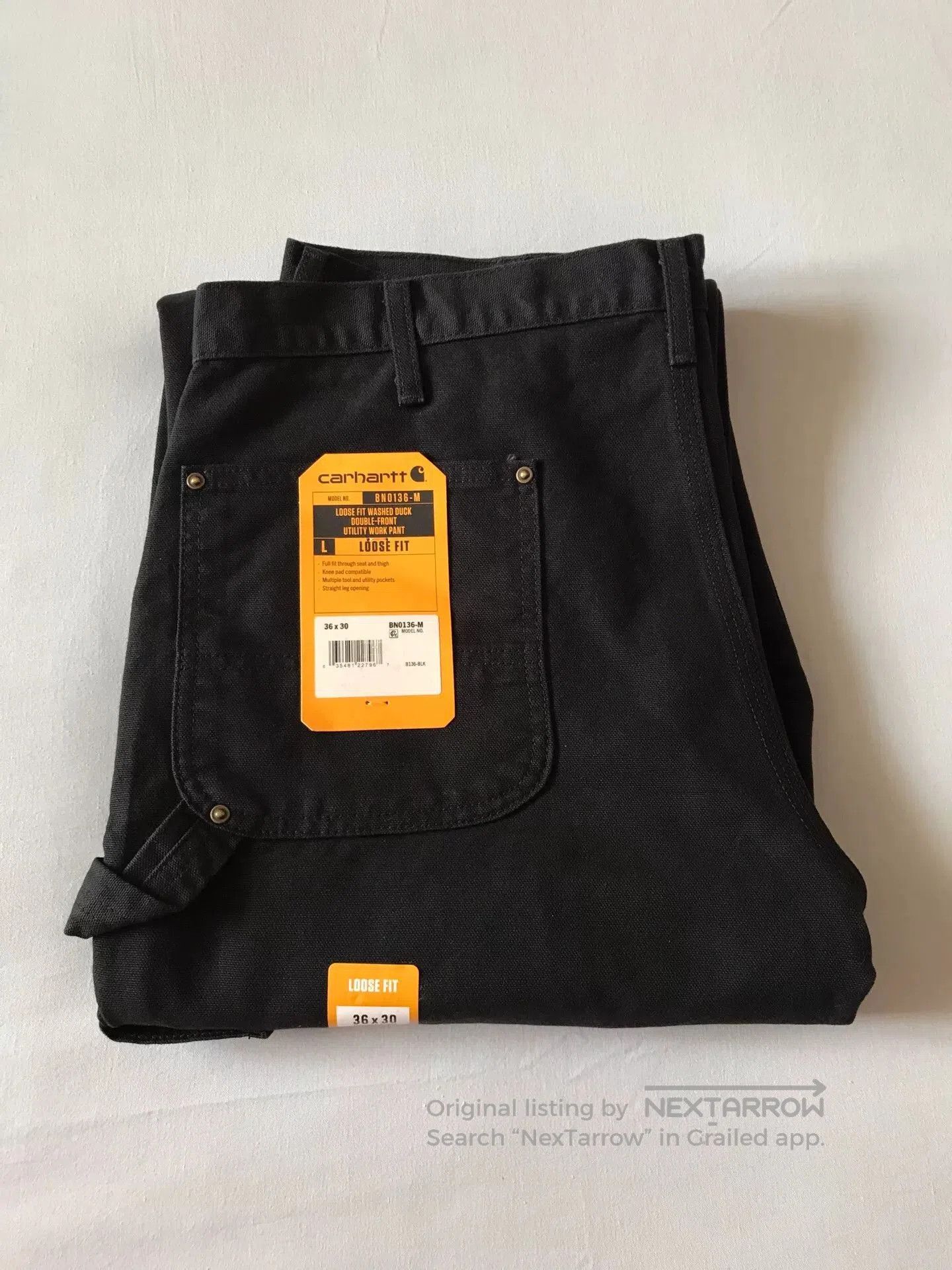 Carhartt Carhartt B136 Double Knee Work Pants W36L30. Size US 36 / EU 52 - 1 Thumbnail
