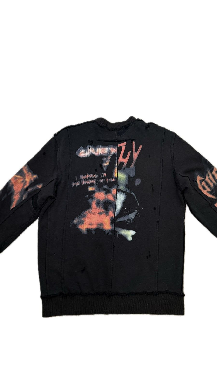 Designer × Givenchy × Vintage Givenchy Heavy Metal Sweatshirt Size US XS / EU 42 / 0 - 6 Thumbnail