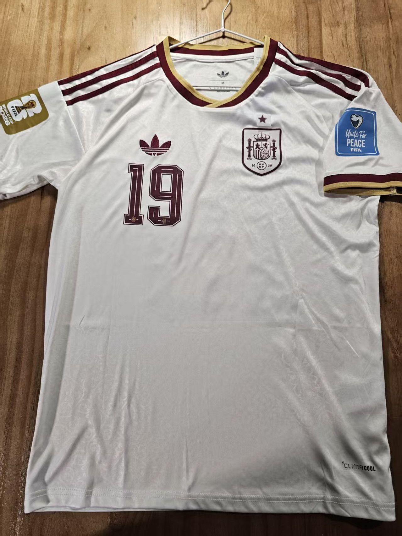 Other 2026 World Cup Spain #19 Lamine Yamal Jersey Away Size US M / EU 48-50 / 2 - 1 Thumbnail