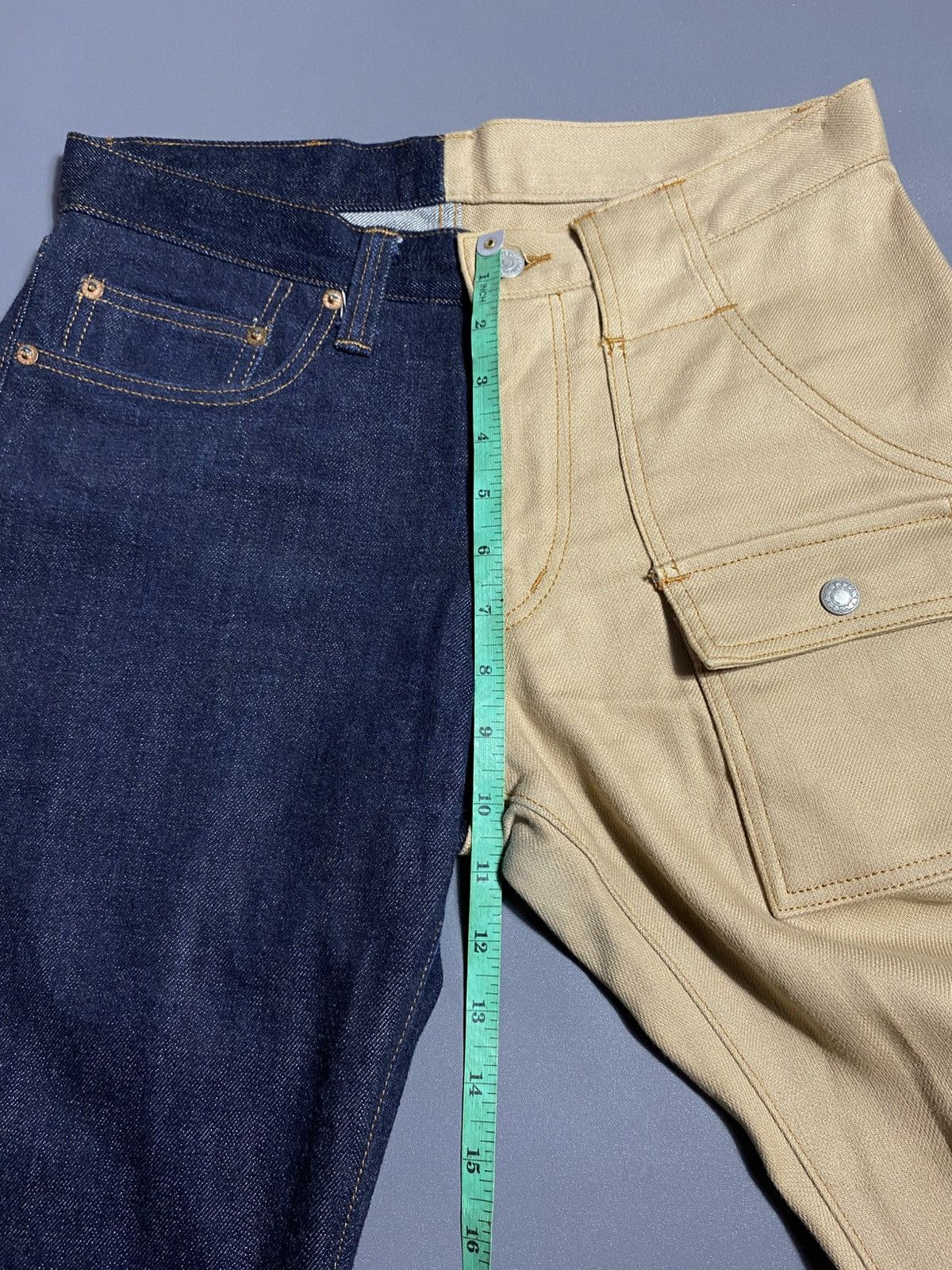 KOJIMA GENES KOJIMA GENES Japan Nice Design Indigo Jeans Size US 30 / EU 46 - 15 Thumbnail
