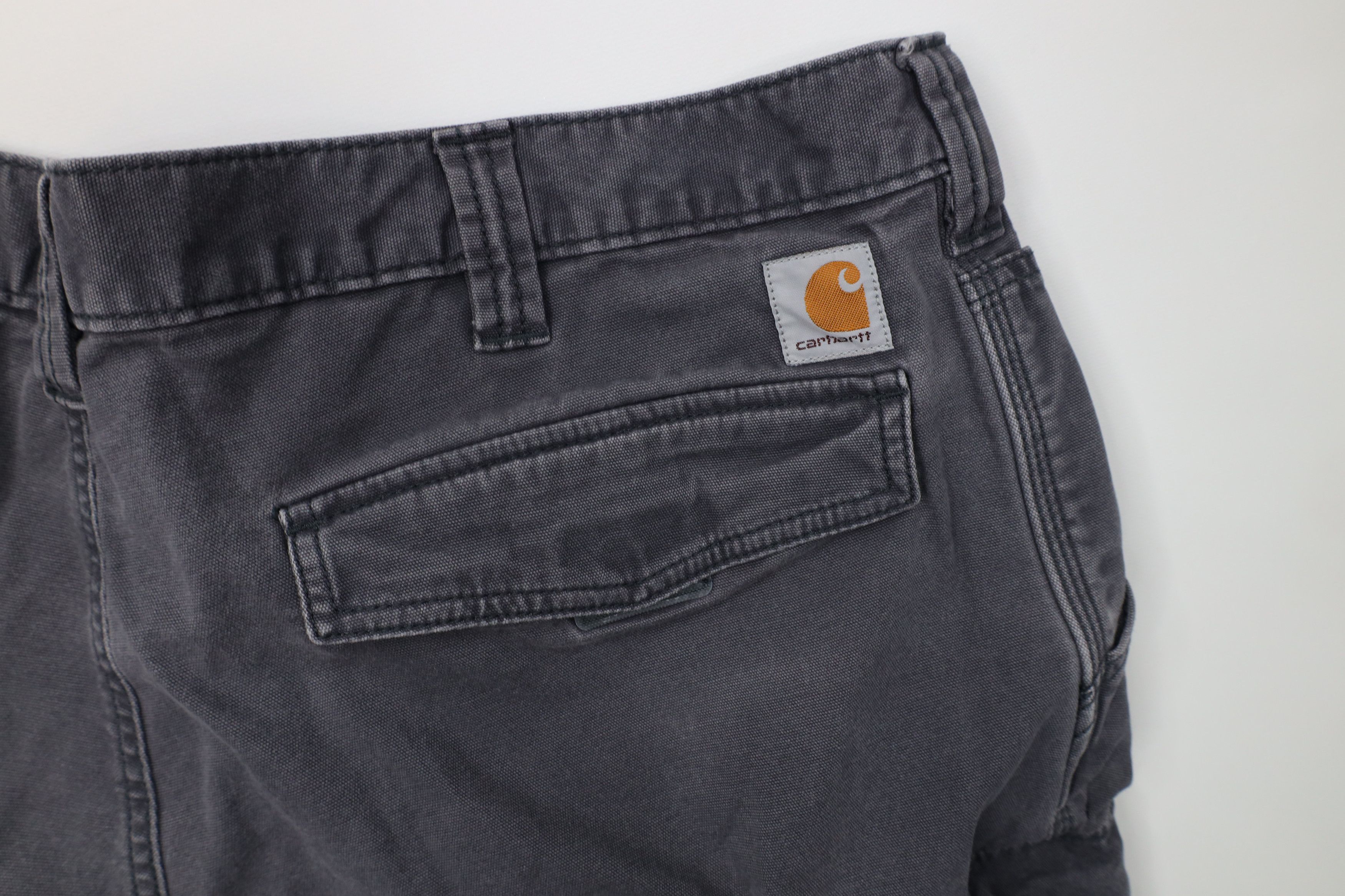 Carhartt Vintage Carhartt Relaxed Canvas Wide Leg Cargo Pants Gray Size US 38 / EU 54 - 14 Thumbnail