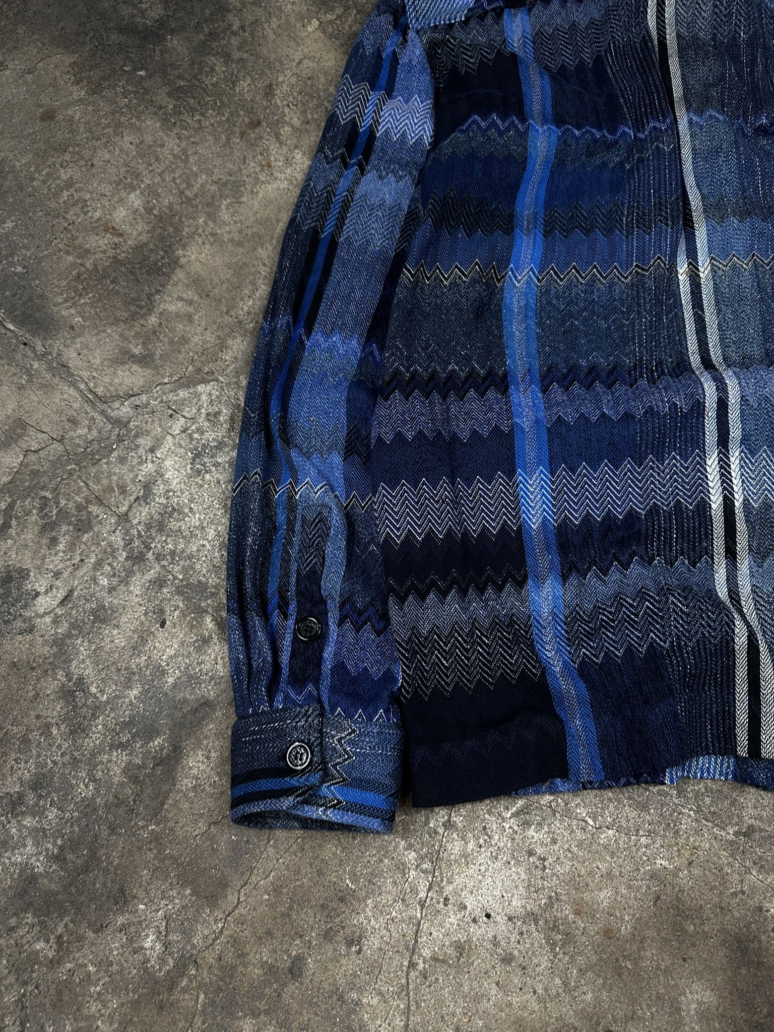 Missoni Rare Crazy Missoni Wool Checked Flannel Size US L / EU 52-54 / 3 - 3 Thumbnail