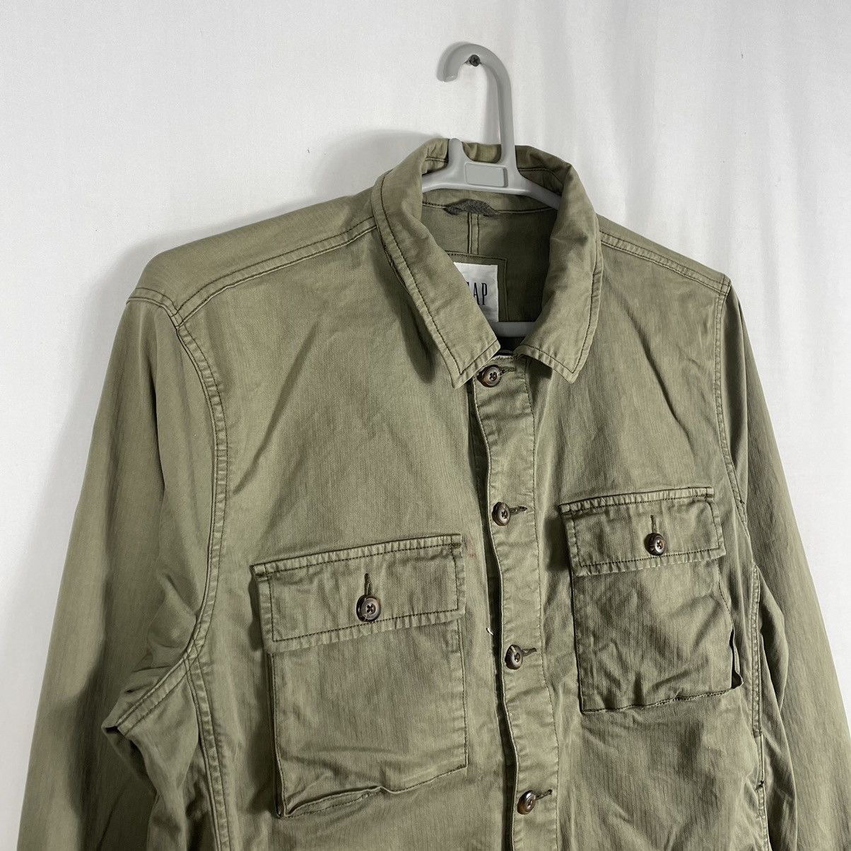 Gap × Vintage 🔥Rare🔥Vintage GAP Double Pocket Military Styles Chore Jacket Size US M / EU 48-50 / 2 - 7 Thumbnail