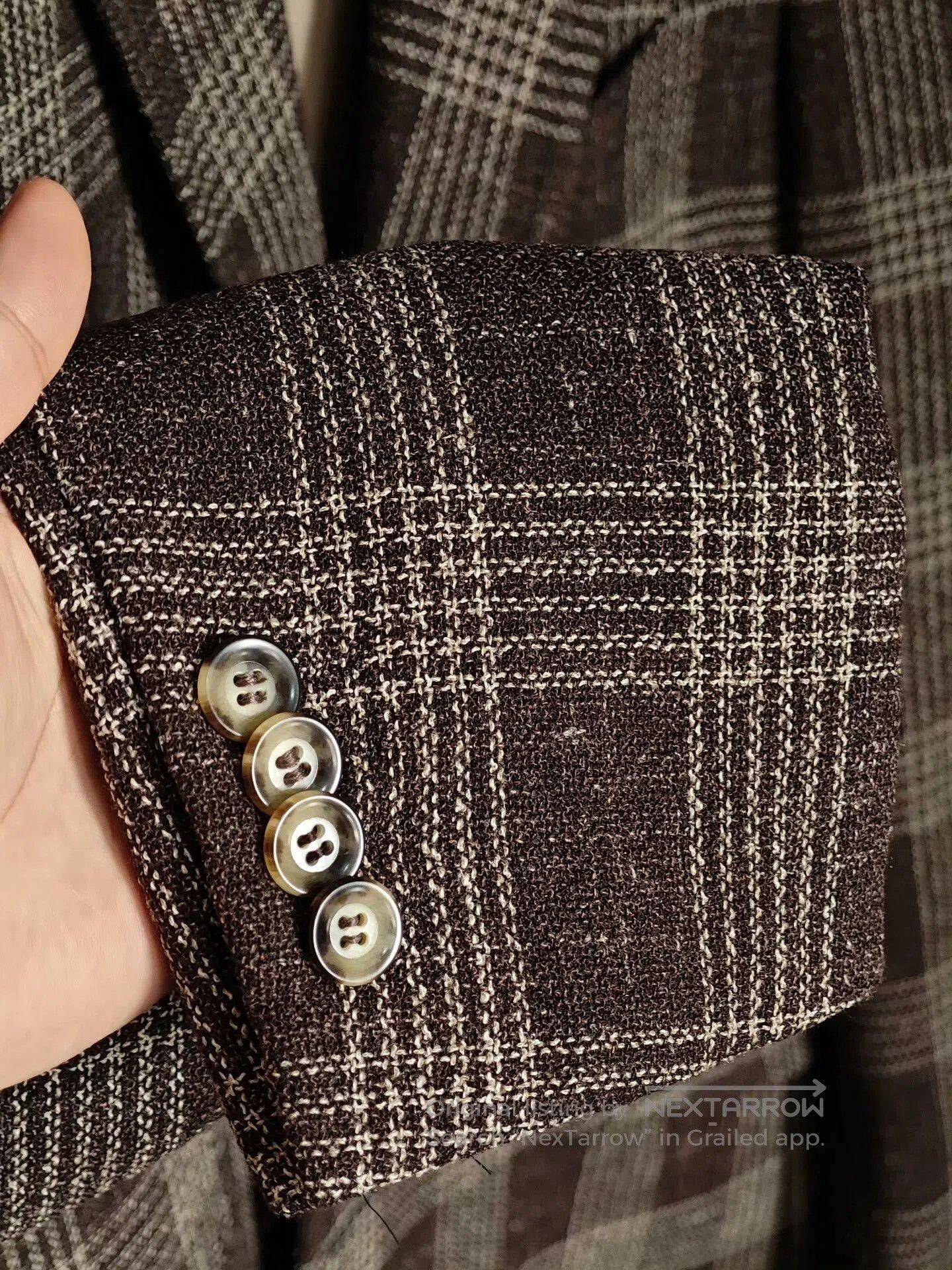 Japanese Brand Italian Vintage Plaid Custom Suit. Size US S / EU 44-46 / 1 - 4 Thumbnail