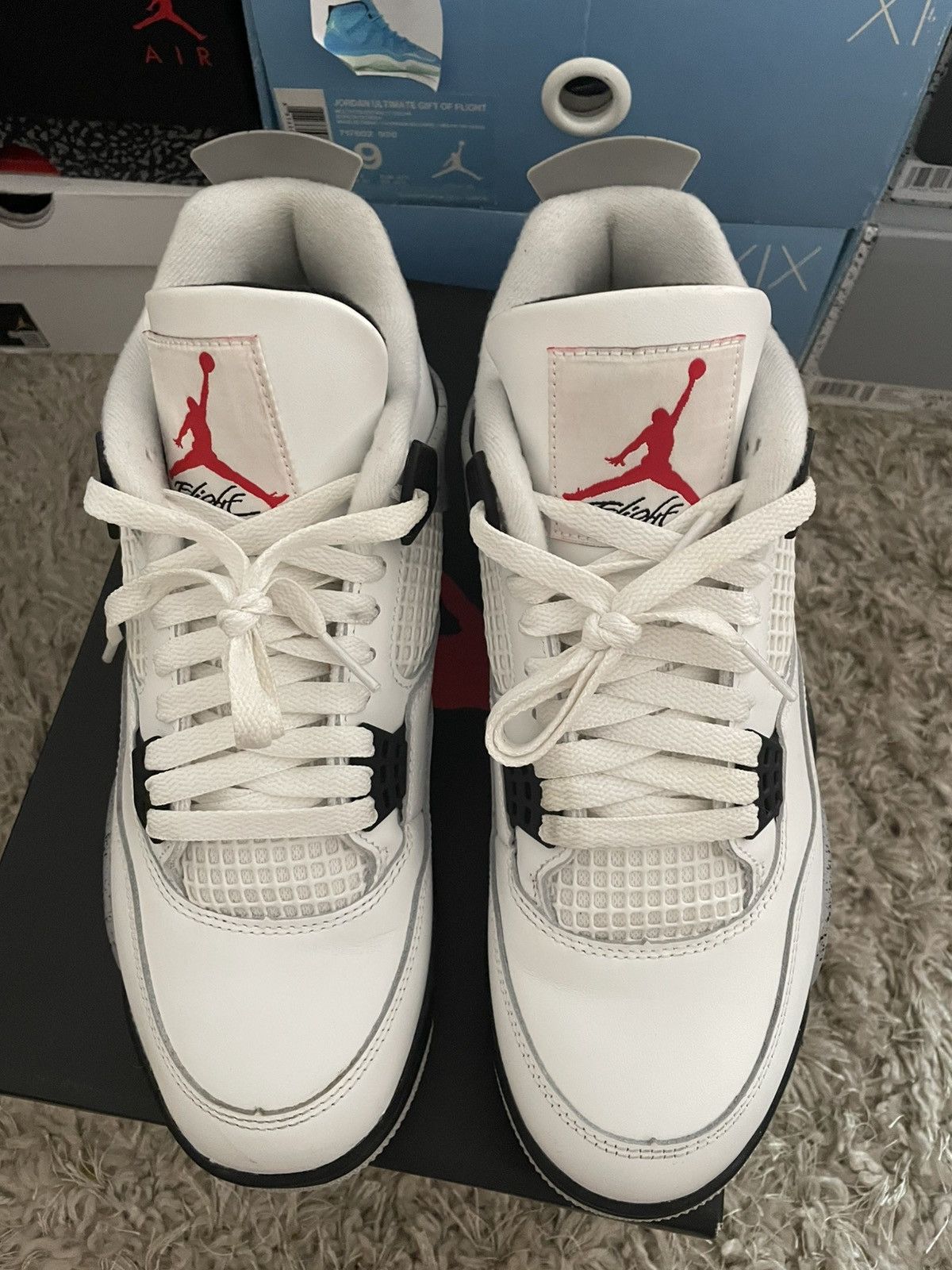 Jordan Brand Jordan 4 White Cement Size US 9 / EU 42 - 5 Thumbnail