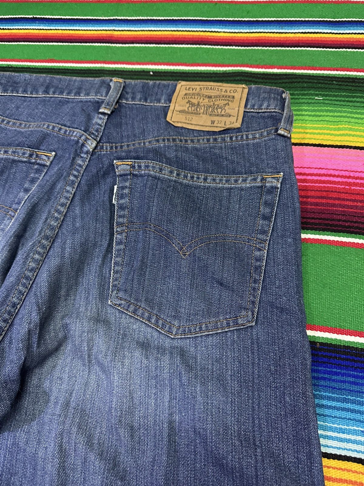 Levi's 💥Vintage💥 Levis 512 LOt White Tab 💥 Size US 32 / EU 48 - 3 Thumbnail