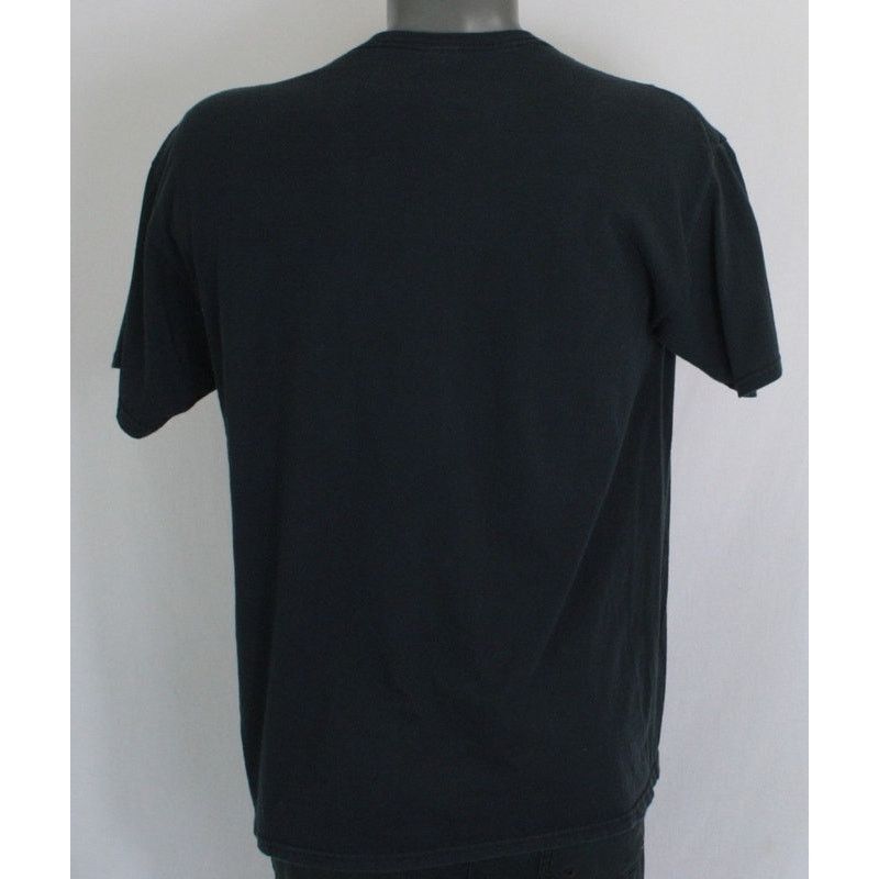 Fruit Of The Loom Vintage Y2K Goth Skull T Shirt Mens L Black Faded Grunge Size US L / EU 52-54 / 3 - 3 Thumbnail
