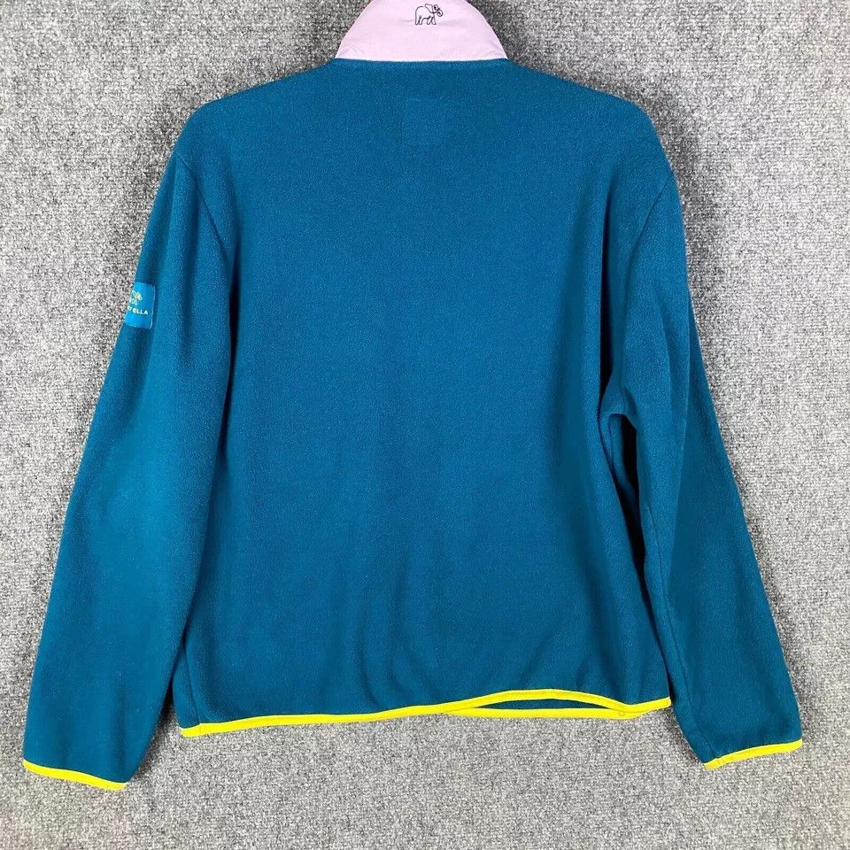 Other Ivory Ella Fleece Jacket Women's Large Full Zip Blue L Size L / US 10 / IT 46 - 7 Thumbnail