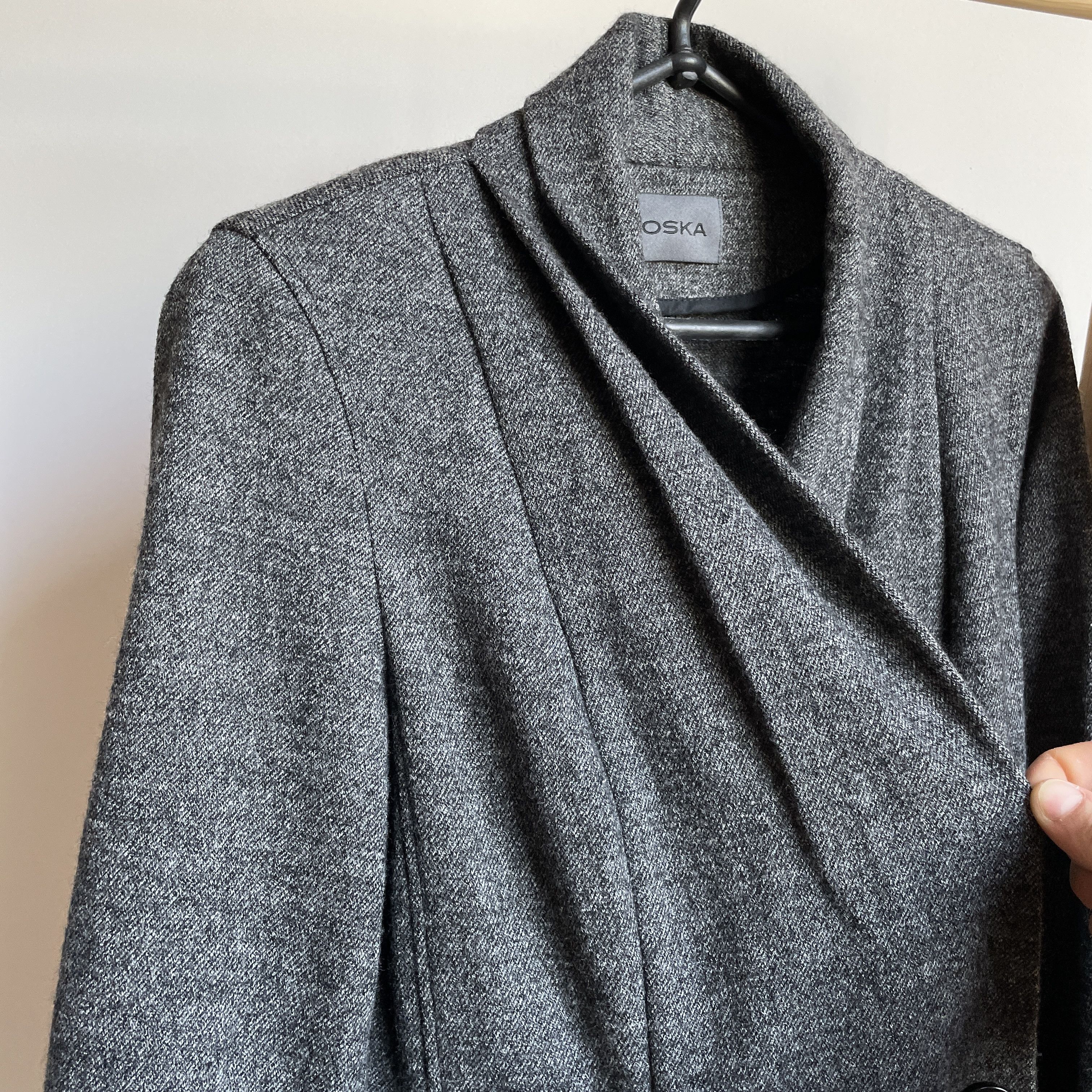 OSKA OSKA 510 Womens Shawl Collar Double Breasted Wool Blazer Size S / US 4 / IT 40 - 6 Thumbnail