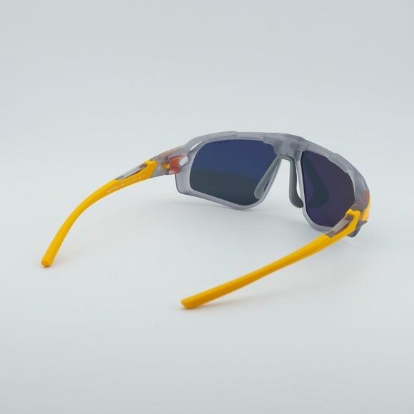 Nike NIKE FLYFREE FV2387 012 Sunglasses Grey Geometric Frame Size ONE SIZE - 5 Thumbnail