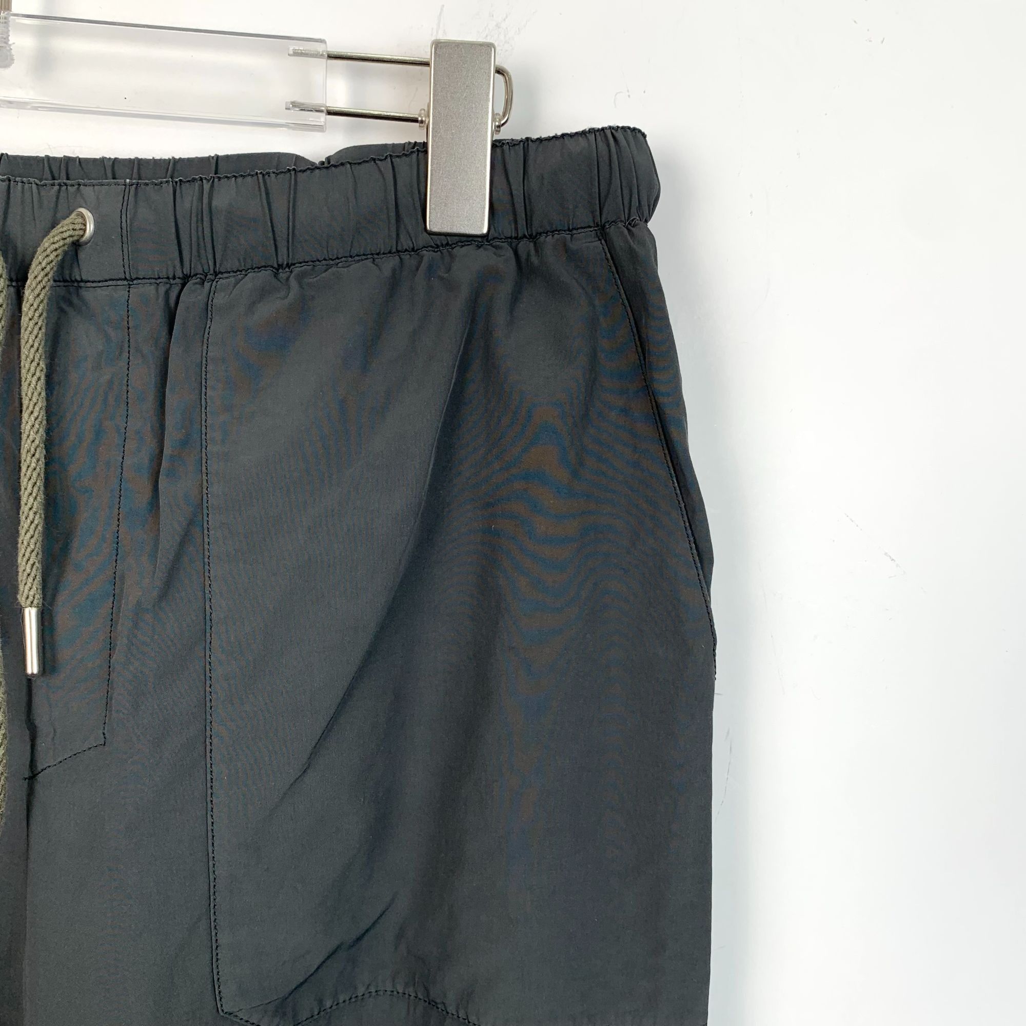 Hermes Hermes Dark Grey Drawstring Casual Straight-Leg Trousers 40M Size US 26 / EU 42 - 5 Thumbnail