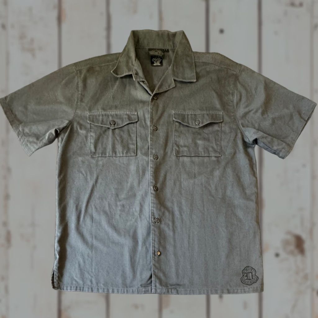 Harley Davidson Harley-Davidson Short Sleeve Button-Up Men’s Large Gray Garage Shirt Size US L / EU 52-54 / 3 - 1 Thumbnail