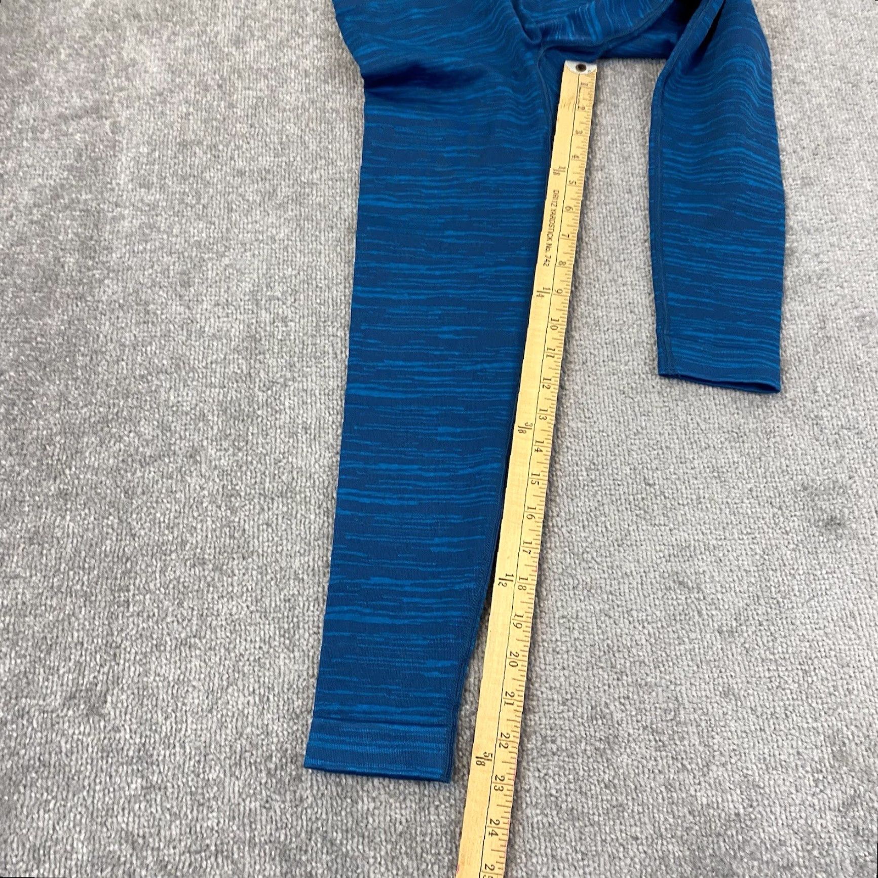 Gymshark GYMSHARK Leggings Womens XS/S Heather Blue Mid-Rise Workout Gym Train Stretch Size 28" / US 6 / IT 42 - 5 Thumbnail