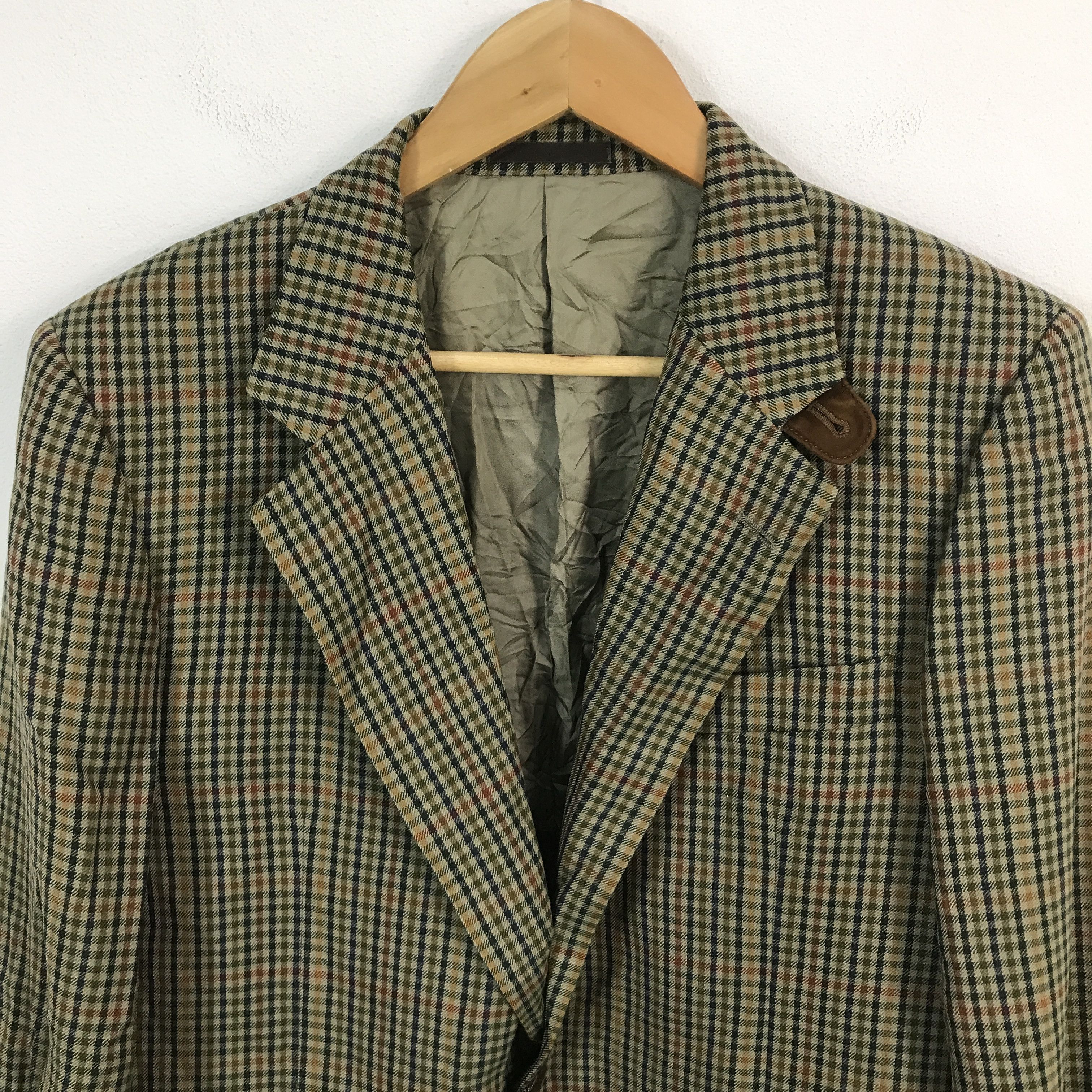 Burberry × Japanese Brand × Vintage burberrys flannel design Japan blazer coat jacket Size US L / EU 52-54 / 3 - 3 Thumbnail