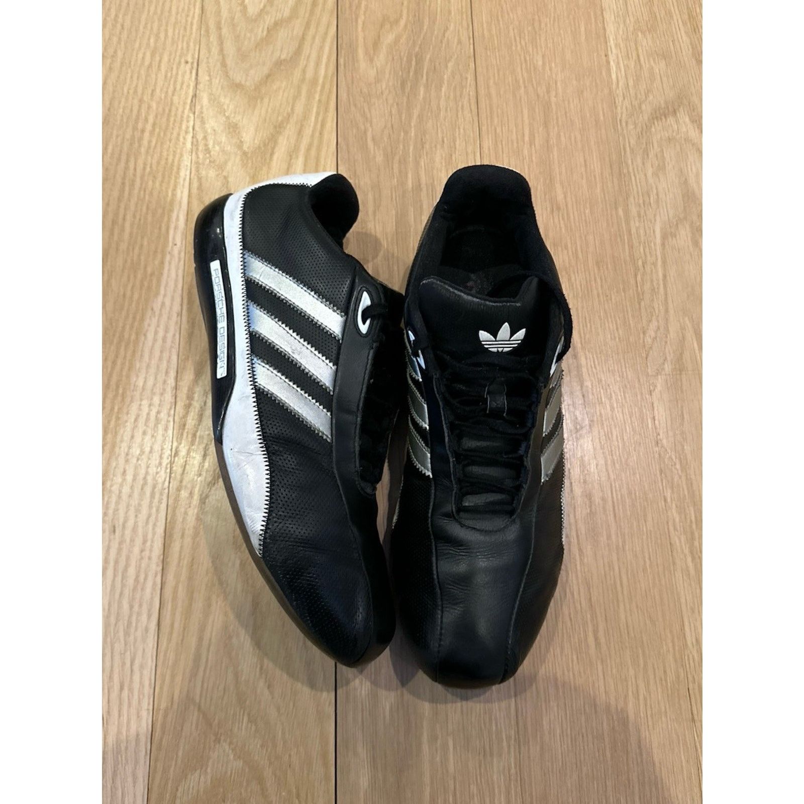 Adidas Porsche Design Driving Shoes Mens 9.5 Black White