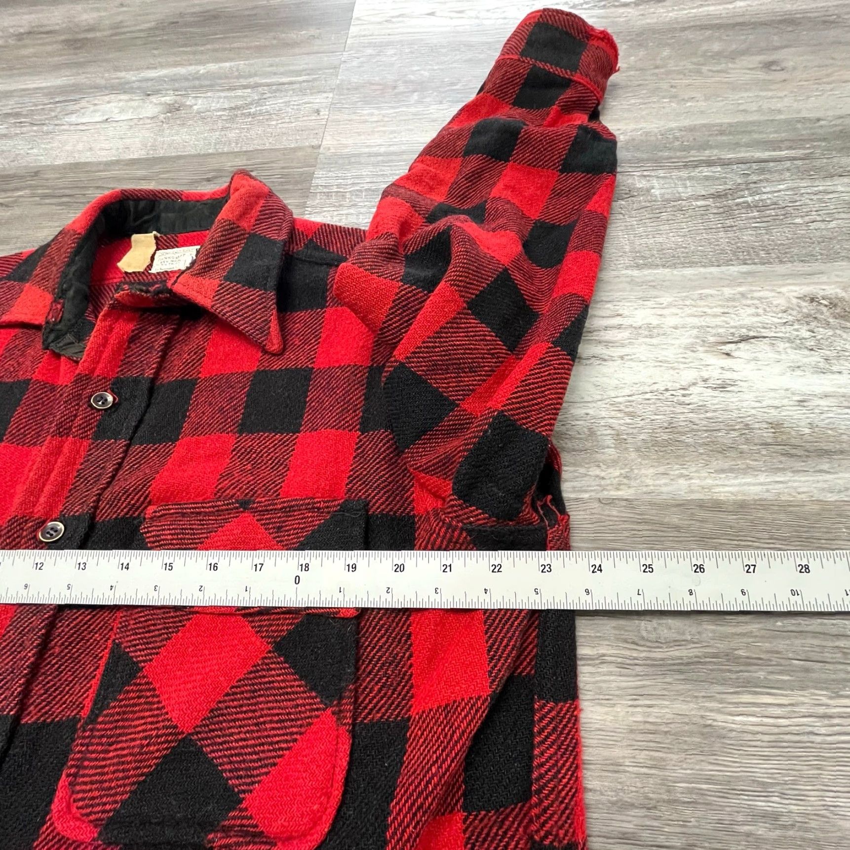 JCPenney VINTAGE Towncraft JCPenney Buffalo Men L Tartan Plaid Wool Flannel Jacket Shirts? Size US L / EU 52-54 / 3 - 5 Thumbnail