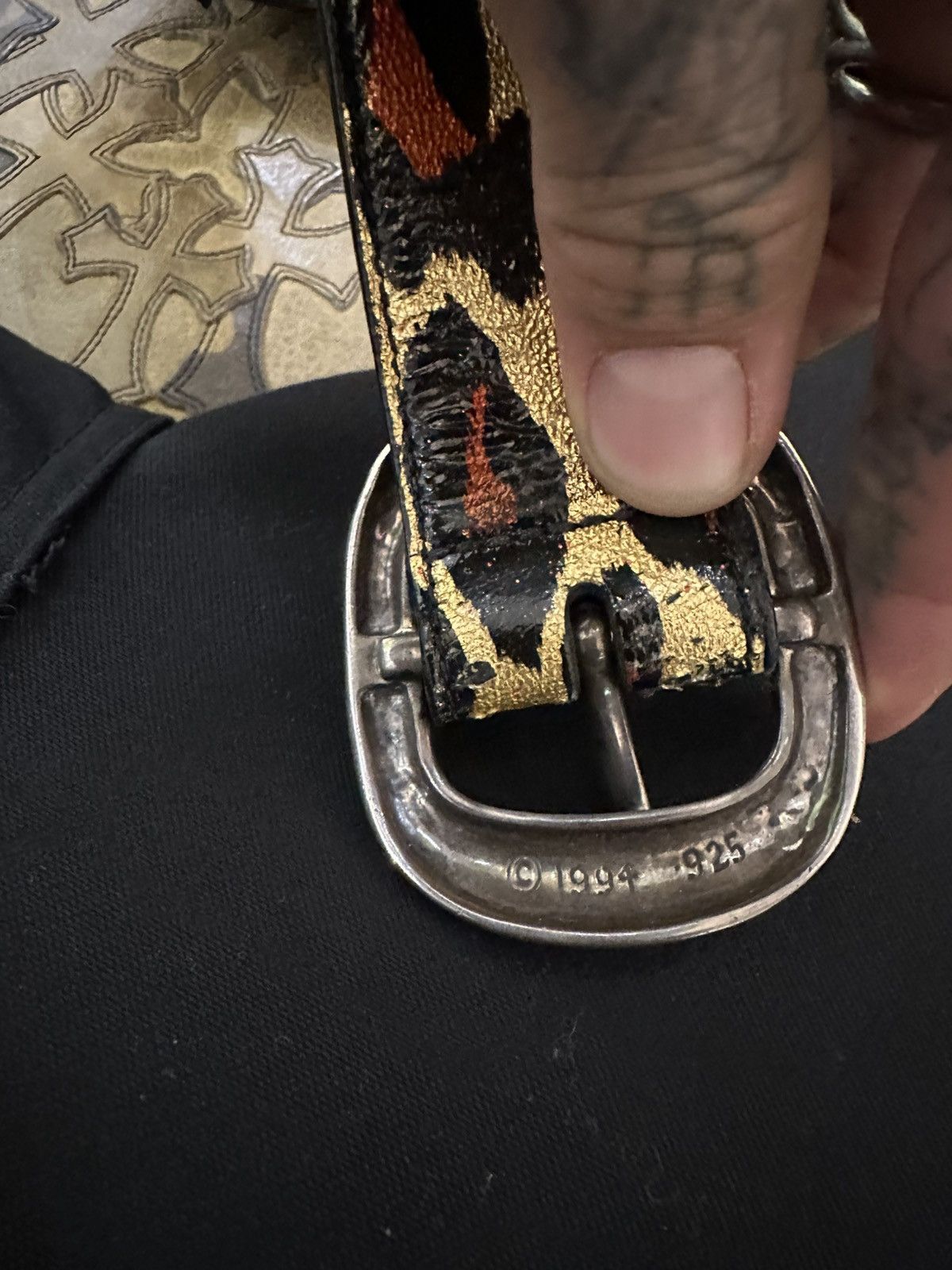 Chrome Hearts Chrome Hearts LEOPARD GUNSLINGER belt 31-33 Size 32 - 10 Thumbnail