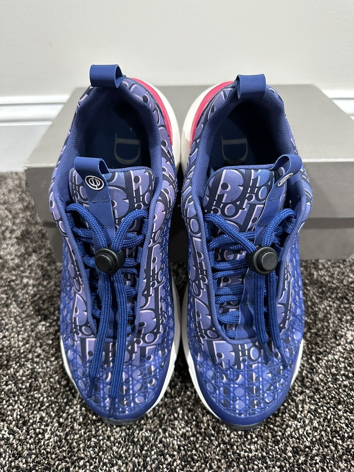 Dior Dior B24 Oblique / Monogram Purple Runner Techincal Shoes Size US 7 / EU 40 - 8 Thumbnail