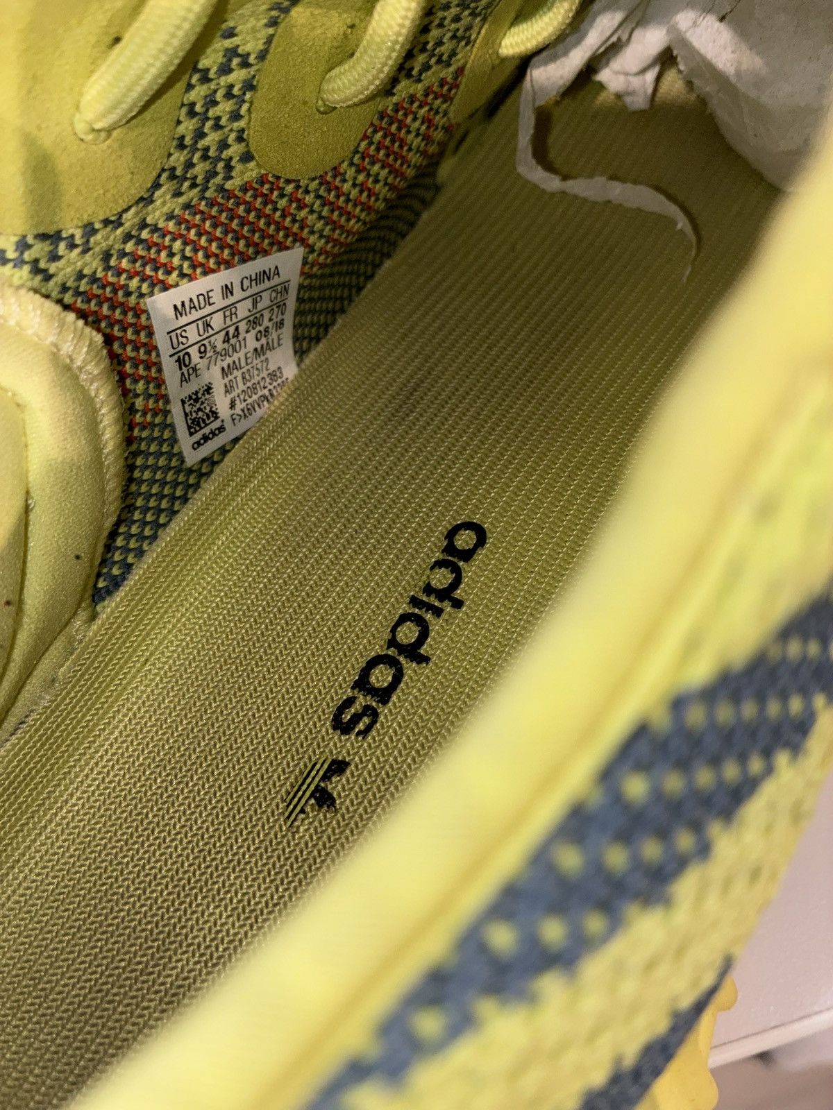 Yeezy adidas Yeezy Boost 350 V2 Semi Frozen Yellow Size 10 Size US 10 / EU 43 - 7 Thumbnail