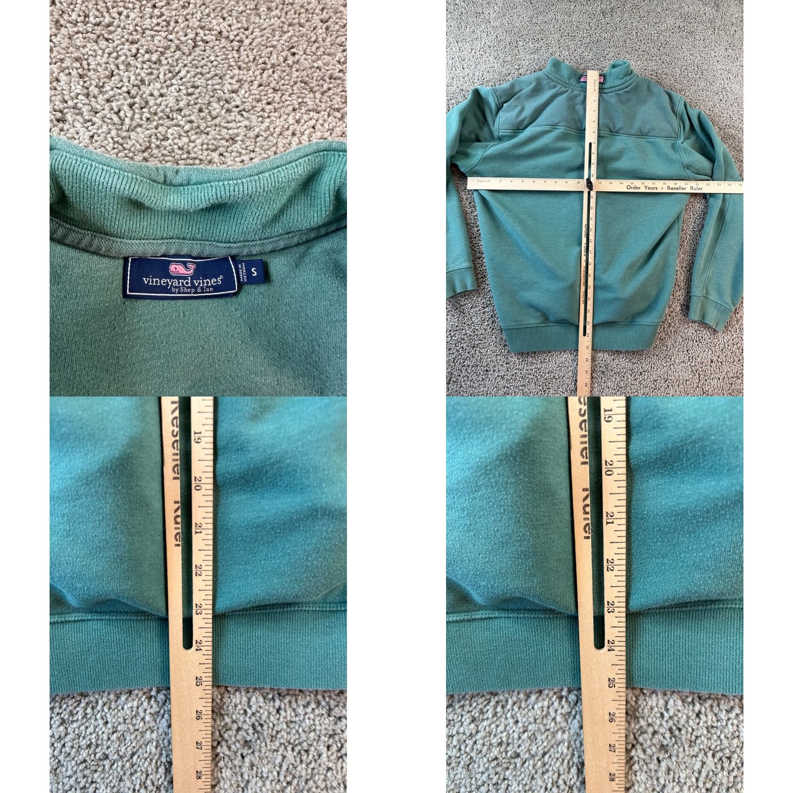 Vineyard Vines Vineyard Vines Jacket Mens Small Green Blue Whale Pullover Casual Size US S / EU 44-46 / 1 - 8 Thumbnail