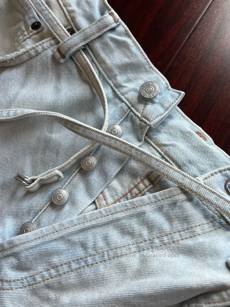 Acne Studios Acne Studios Denim blue bull belt tie jeans Size US 30 / EU 46 - 3 Thumbnail