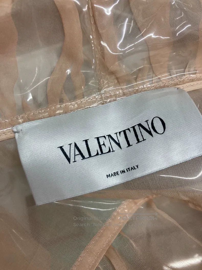 Valentino Valentino Skin color mulberry silk transparent raincoat ja Size S / US 4 / IT 40 - 5 Thumbnail